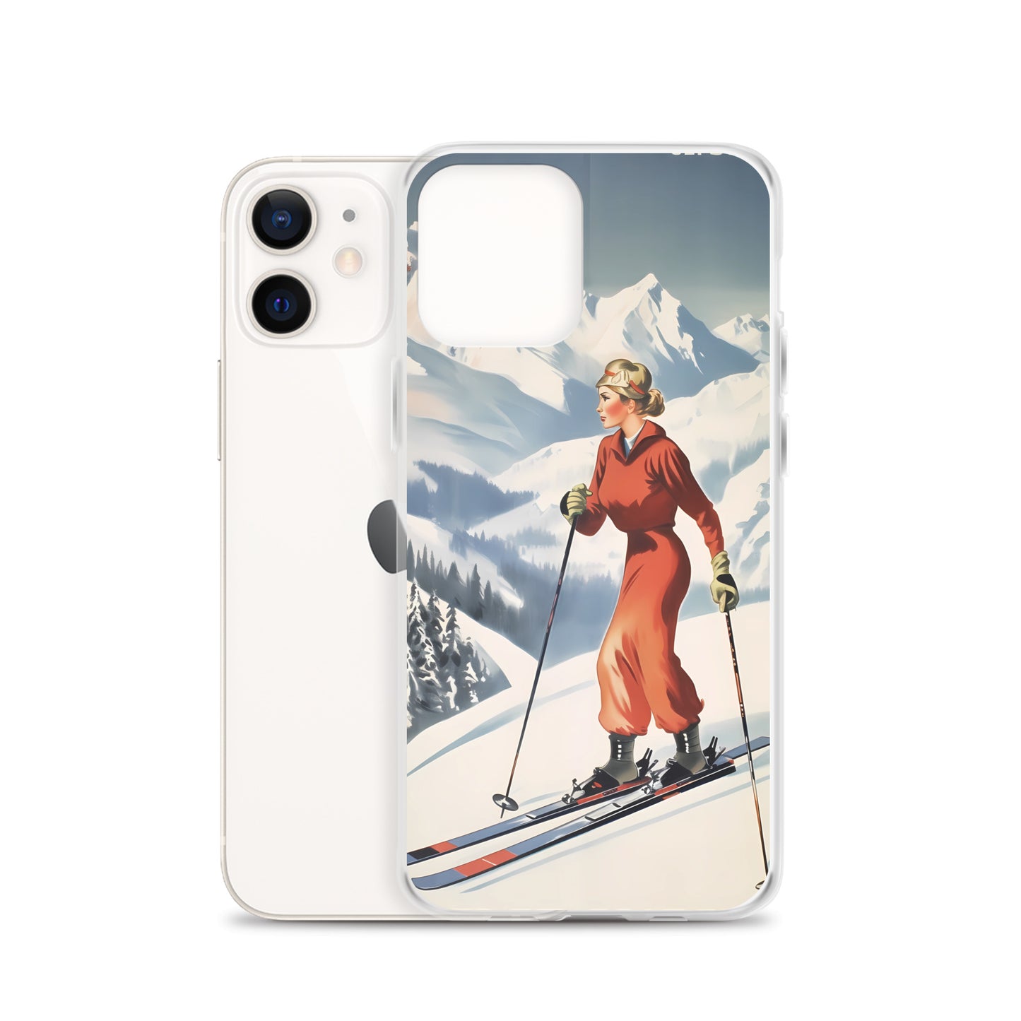 iPhone Case - Vintage Adverts - Skiing
