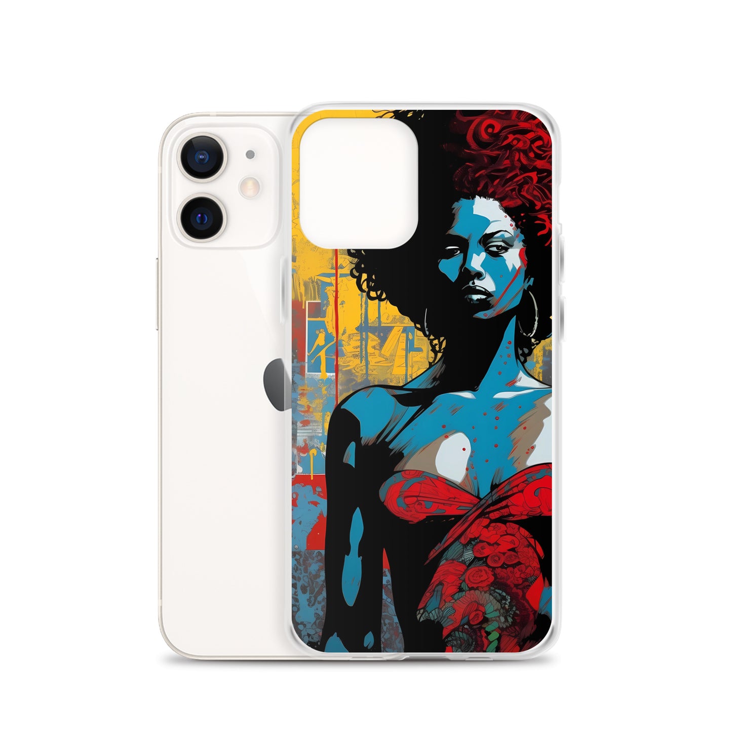 iPhone Case - Woman in Red Funk Art