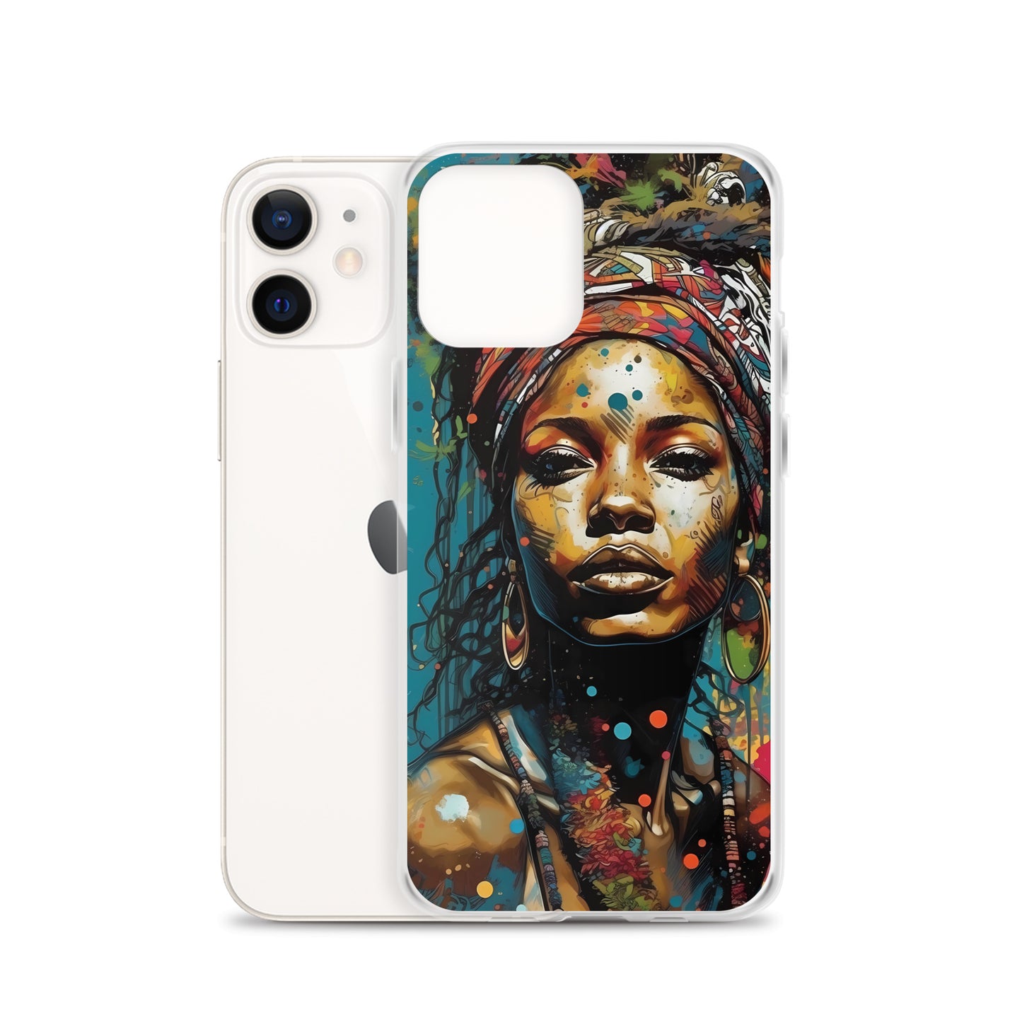 iPhone Case - Layers of Paint African Woman