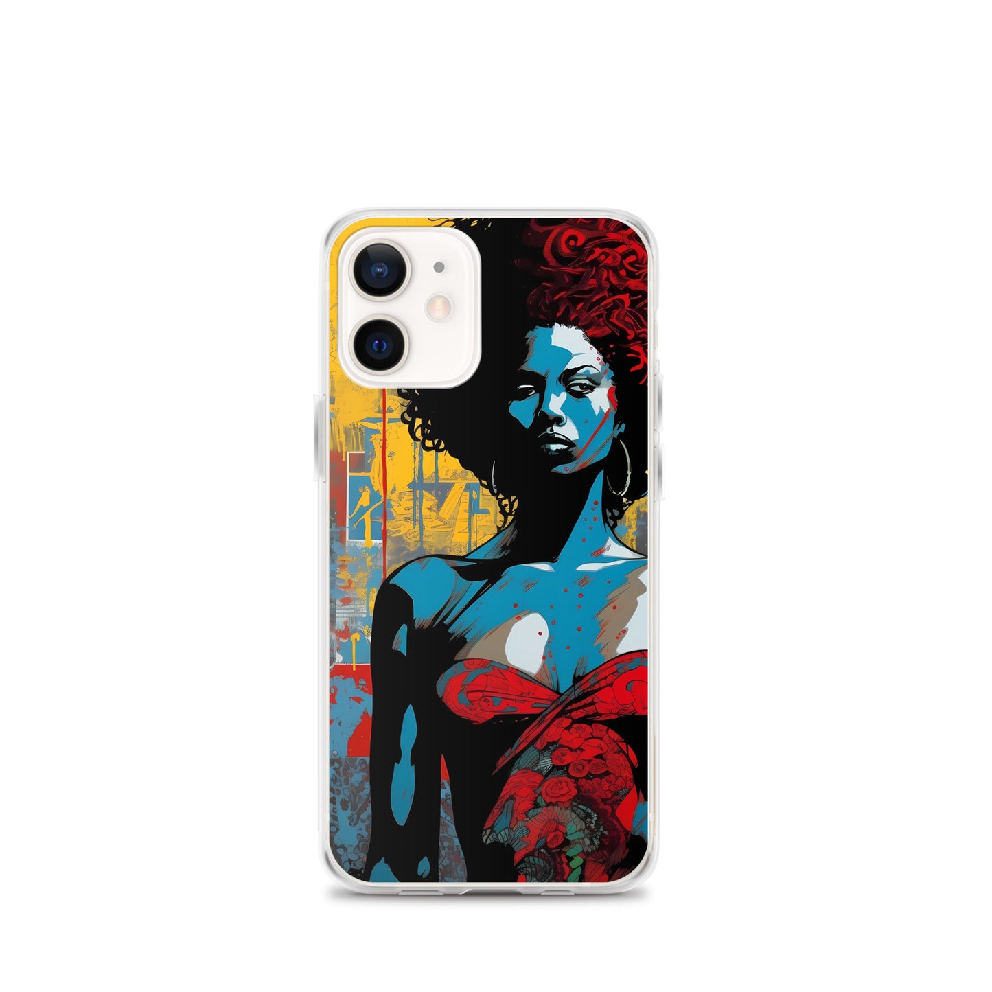 iPhone Case - Woman in Red Funk Art