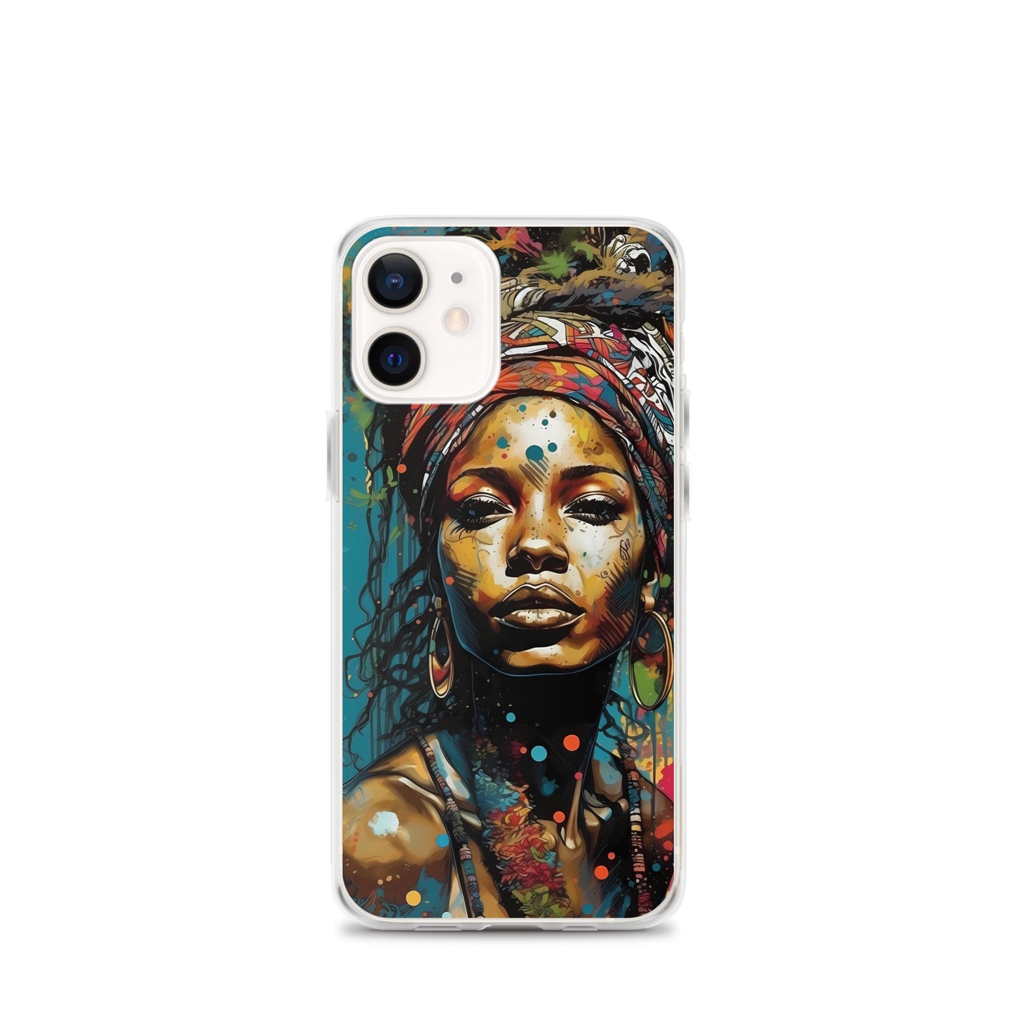 iPhone Case - Layers of Paint African Woman