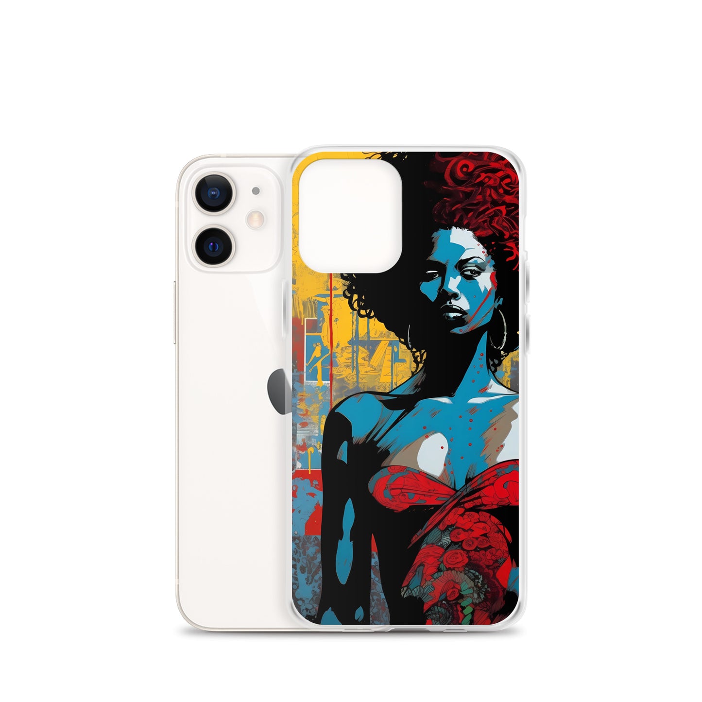 iPhone Case - Woman in Red Funk Art