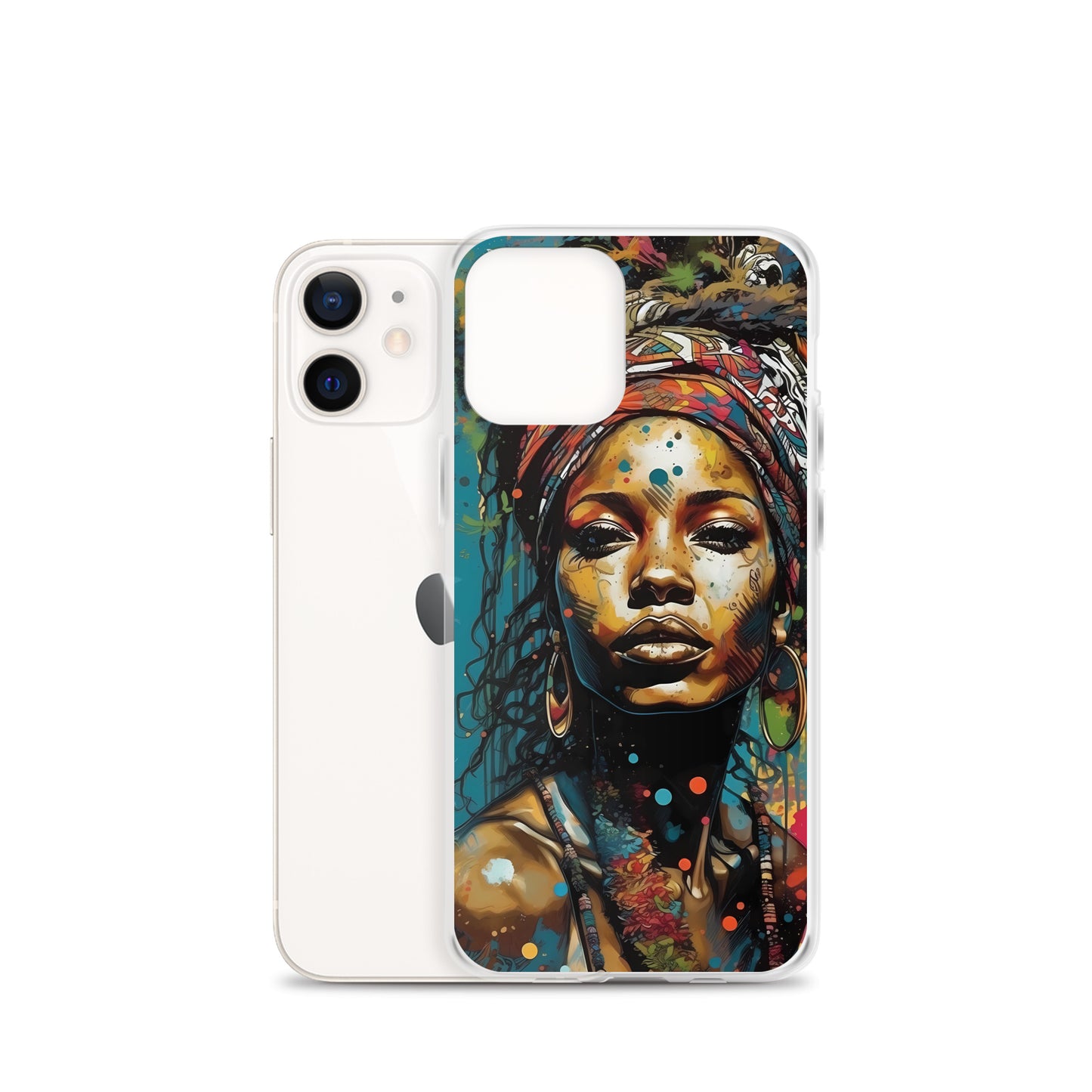 iPhone Case - Layers of Paint African Woman
