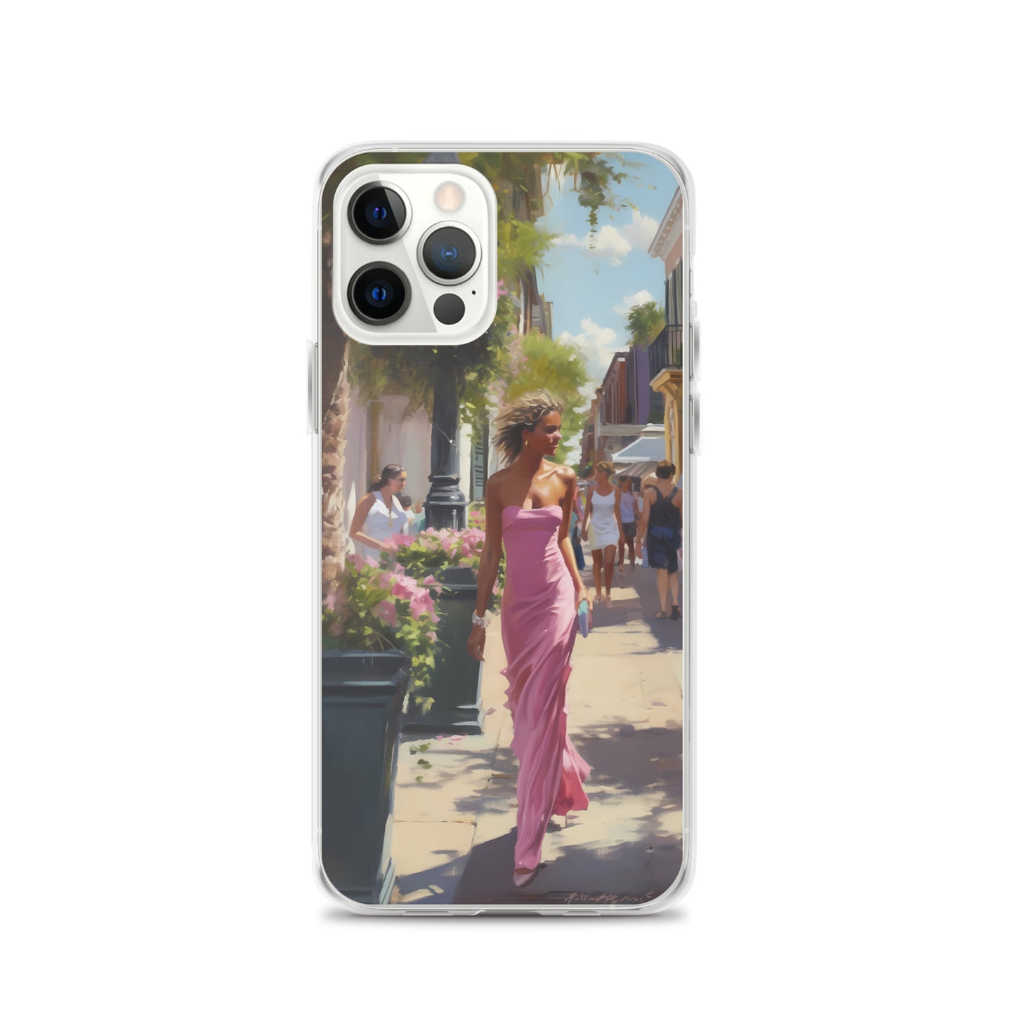 iPhone Case - Pink Lady in the City