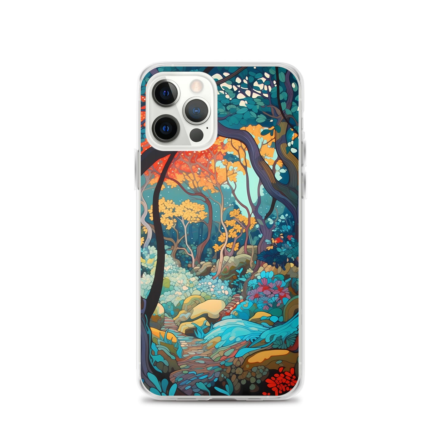 iPhone Case - Colorful Tree Landscape