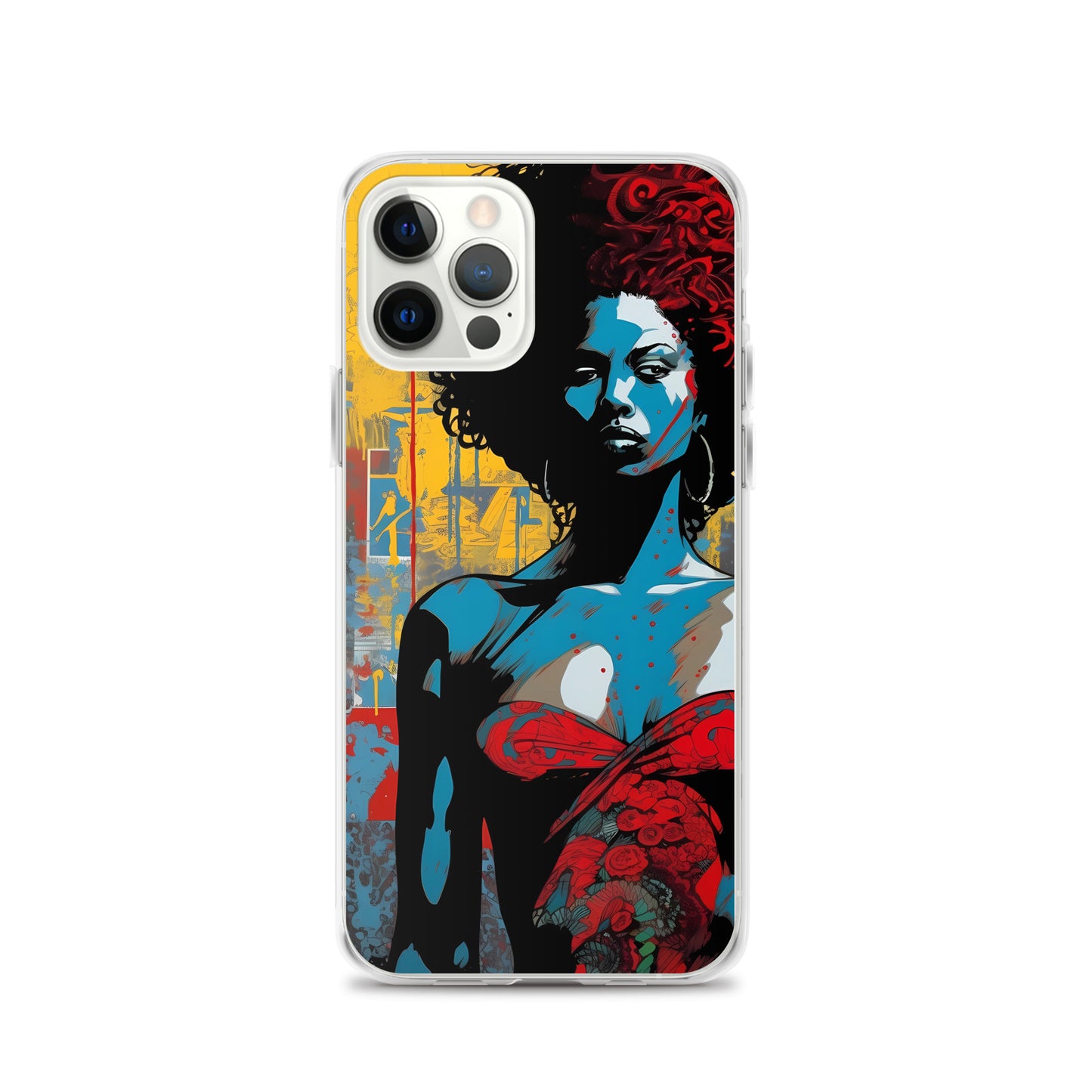 iPhone Case - Woman in Red Funk Art