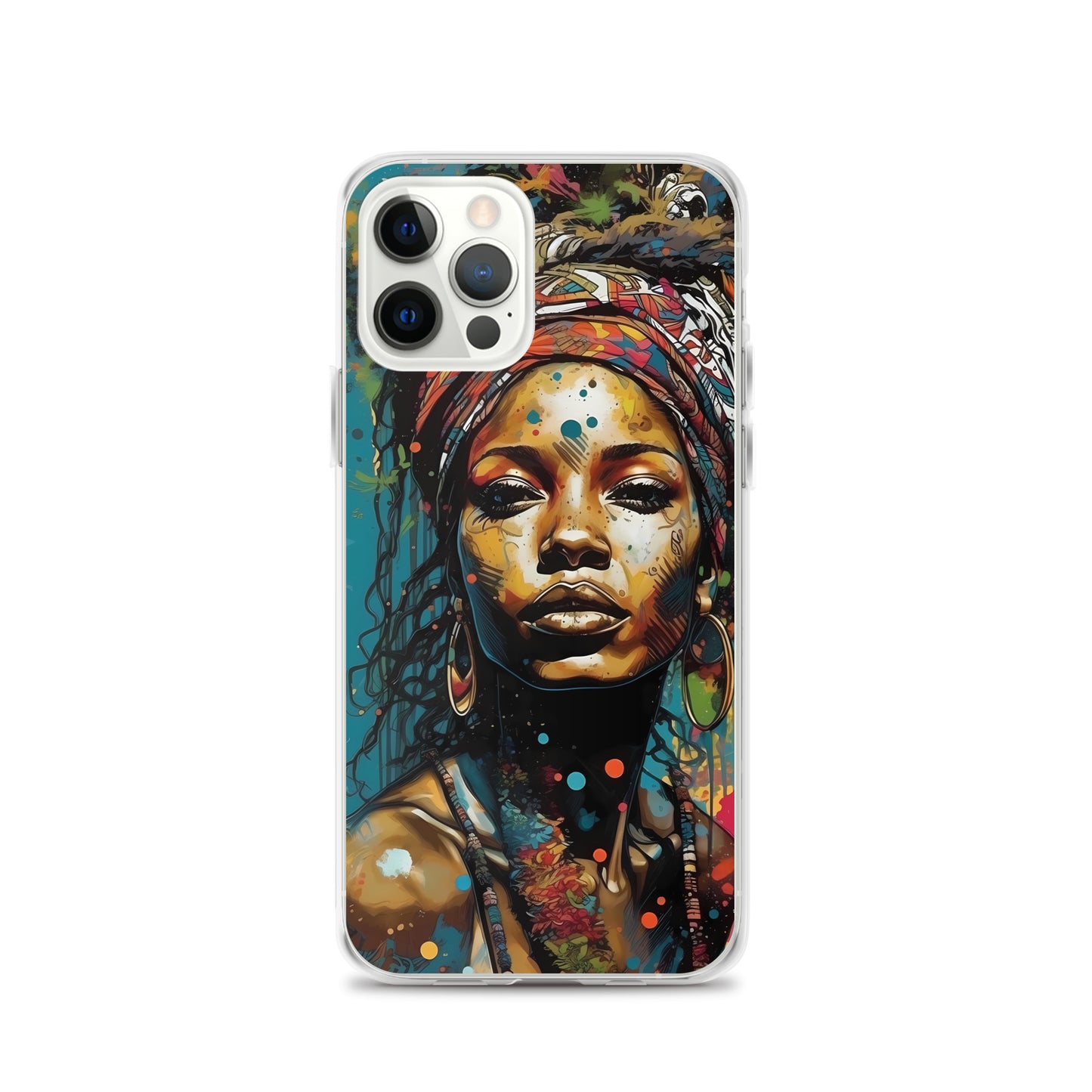 iPhone Case - Layers of Paint African Woman