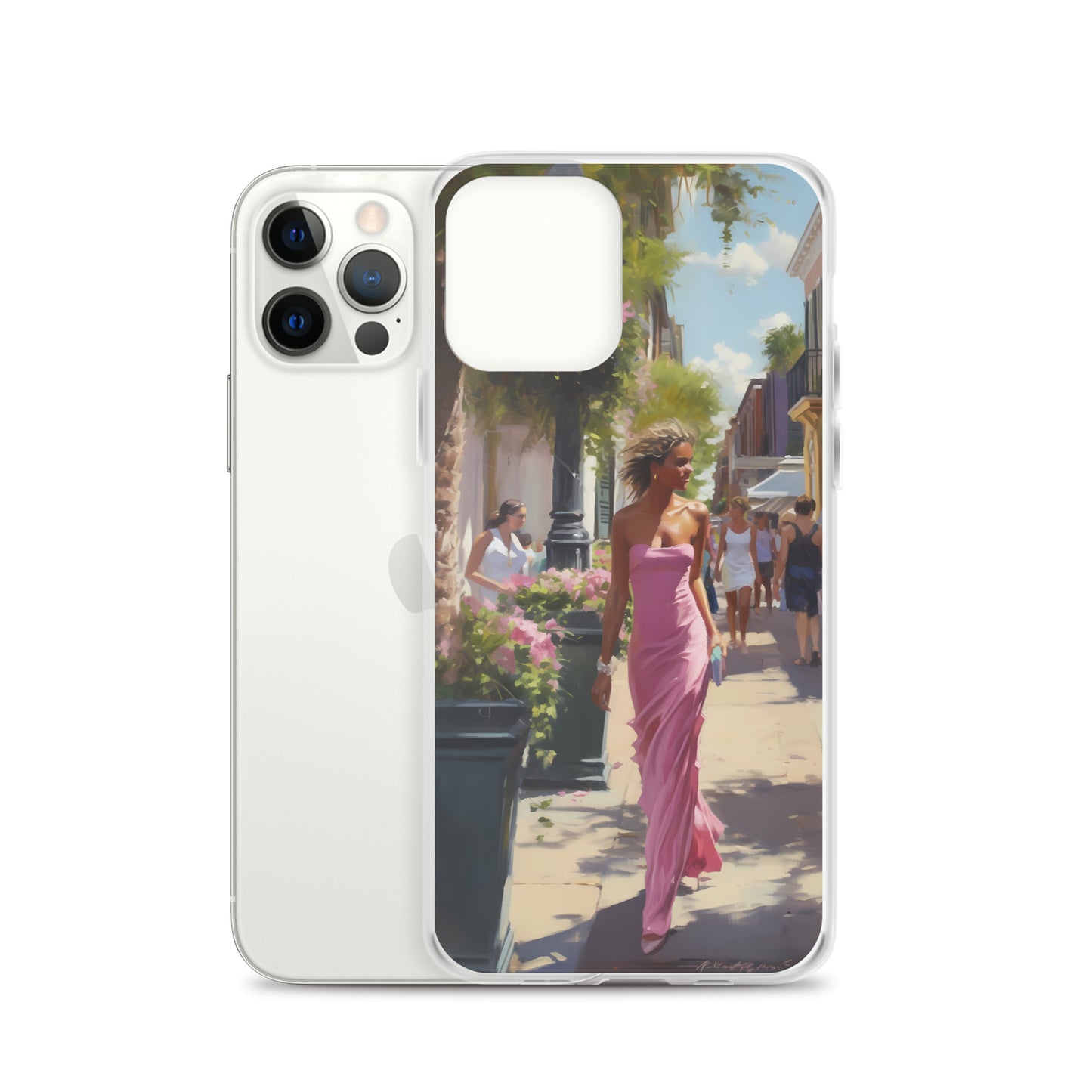 iPhone Case - Pink Lady in the City