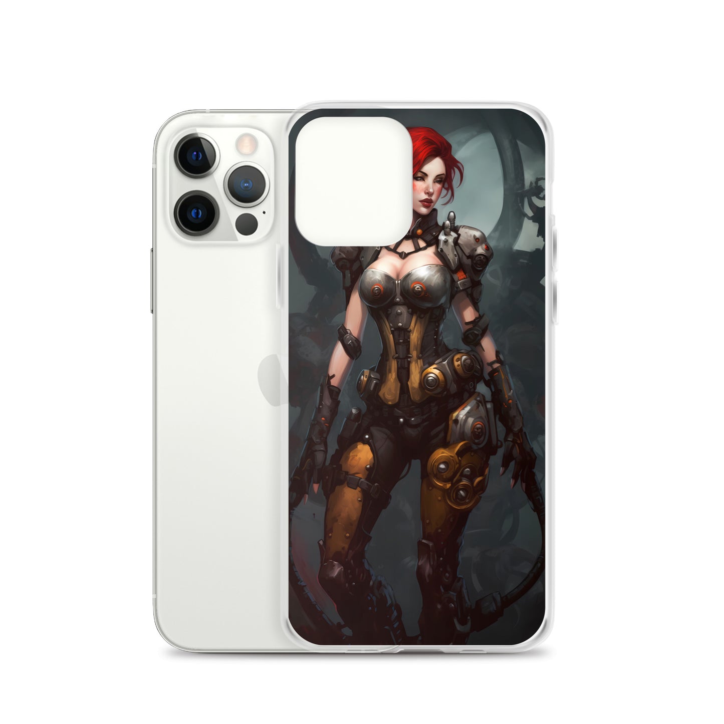 iPhone Case - Redhead Cybernetic Warrior