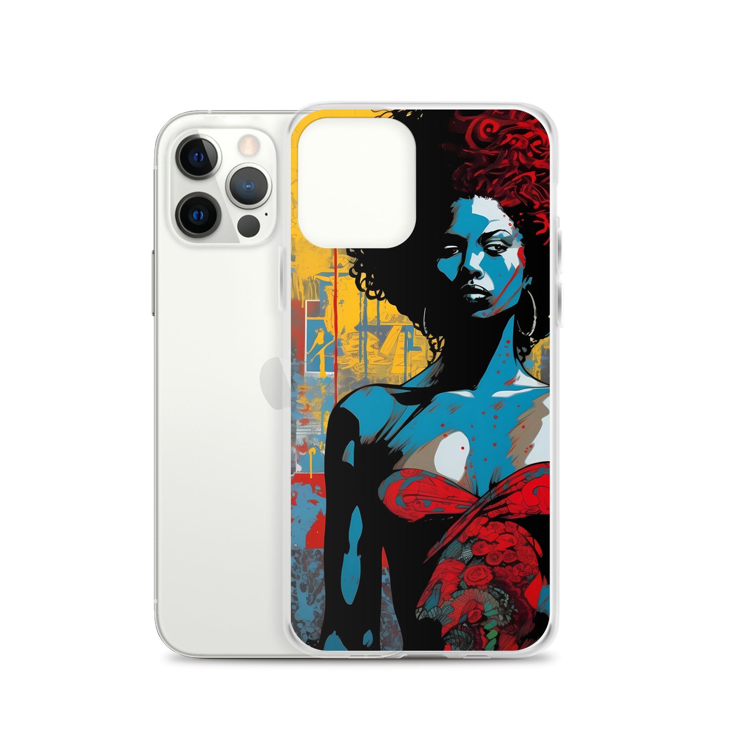 iPhone Case - Woman in Red Funk Art