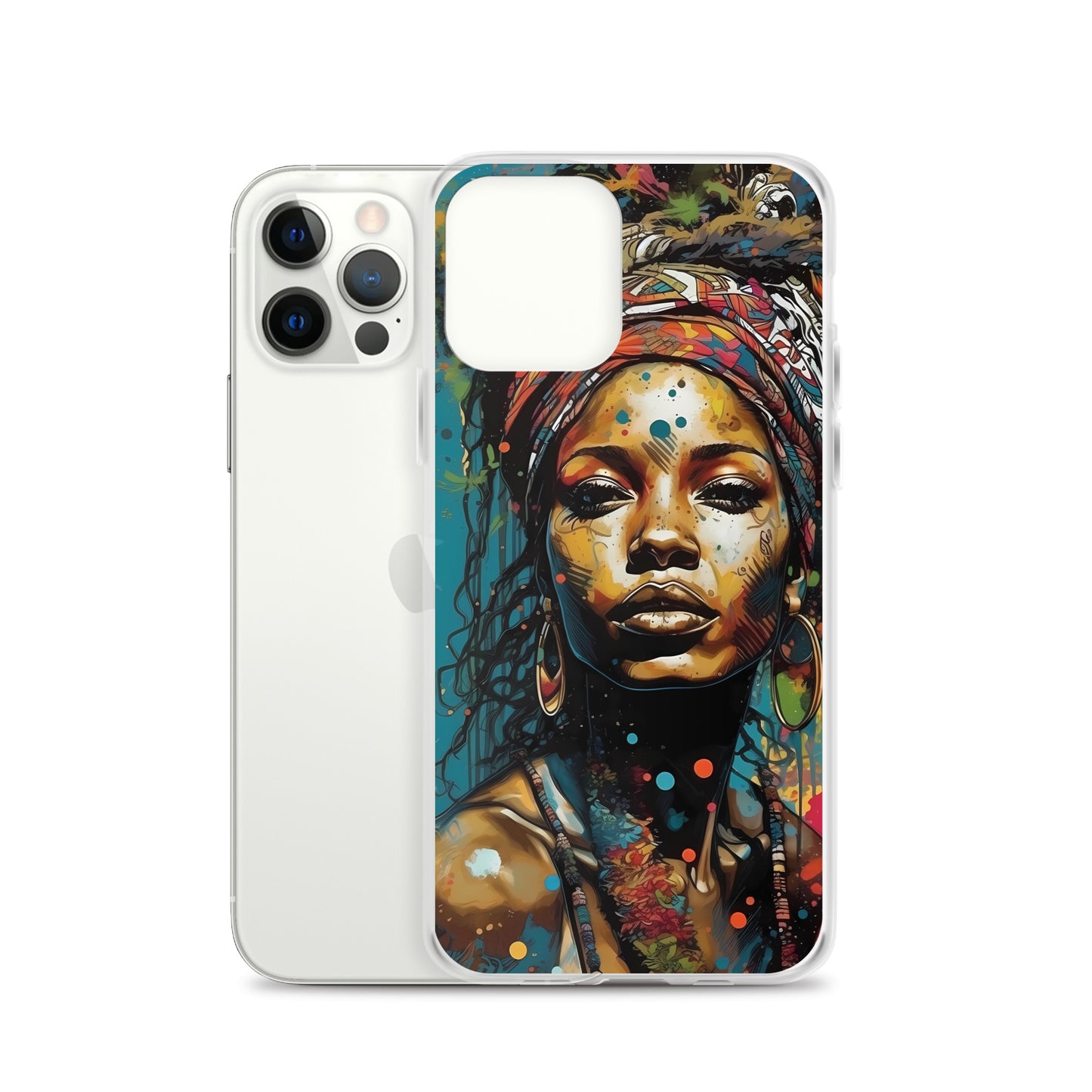 iPhone Case - Layers of Paint African Woman