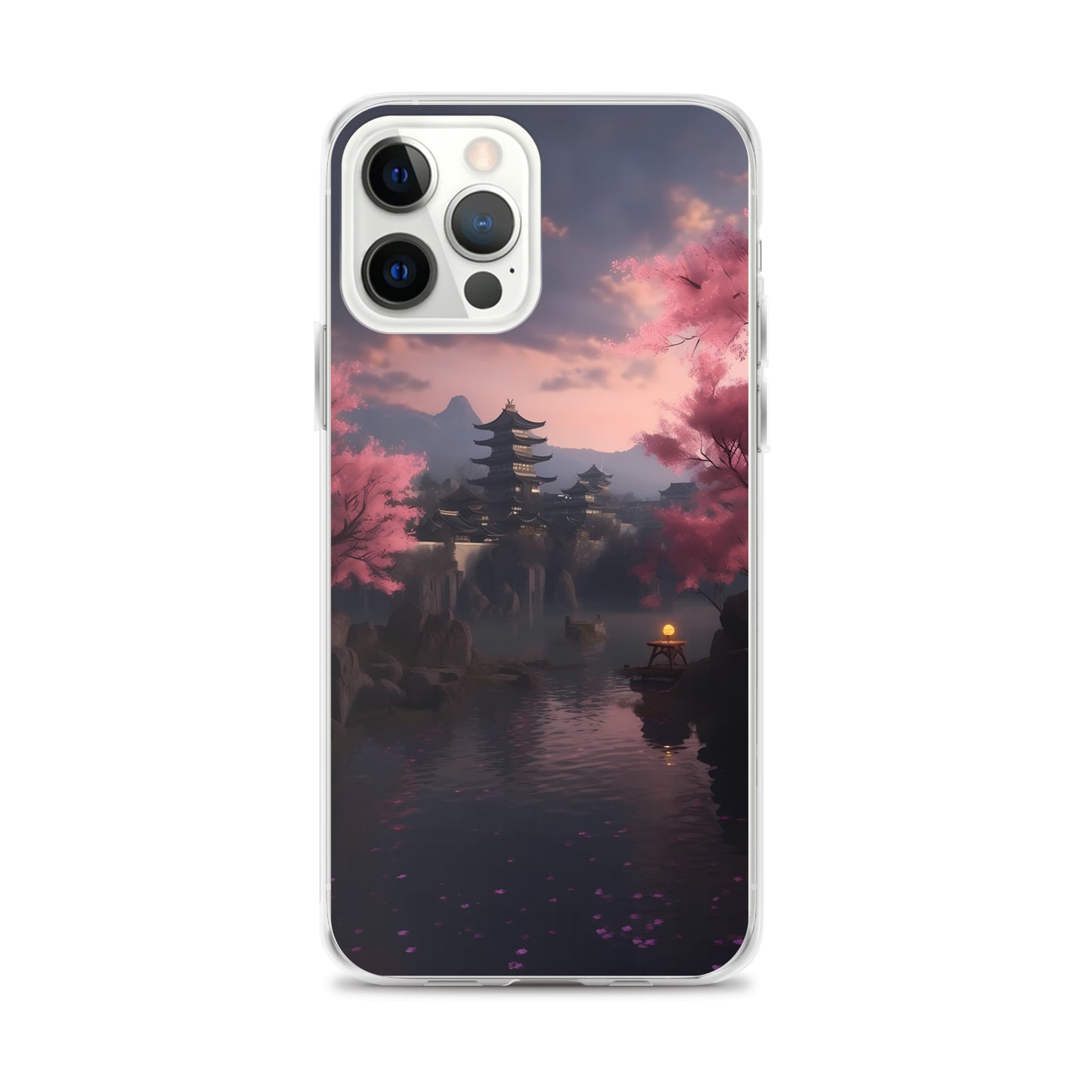 iPhone Case - Cherry Blossoms on Lake