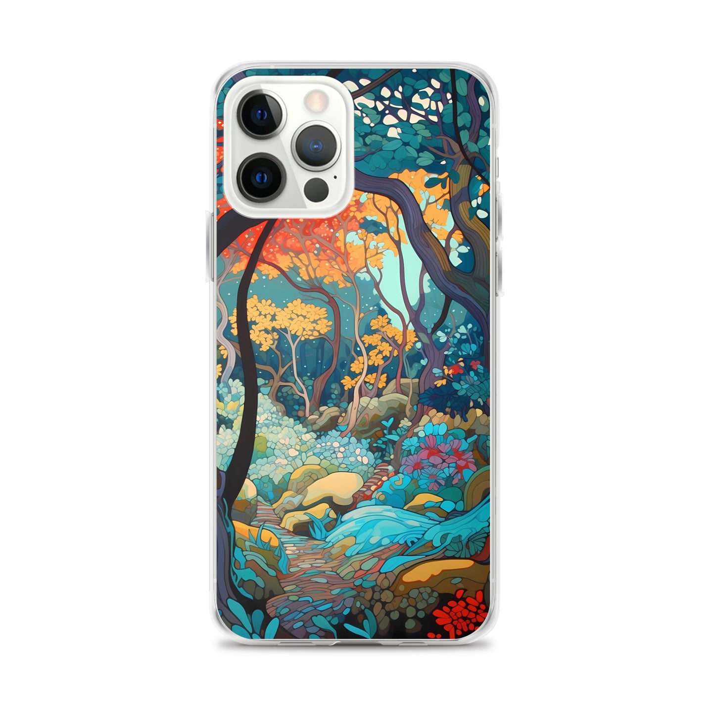 iPhone Case - Colorful Tree Landscape