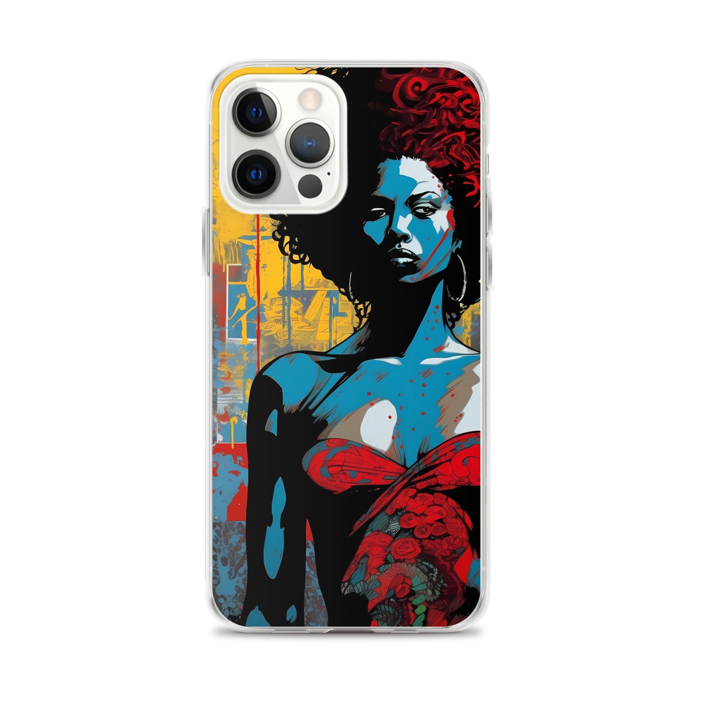 iPhone Case - Woman in Red Funk Art