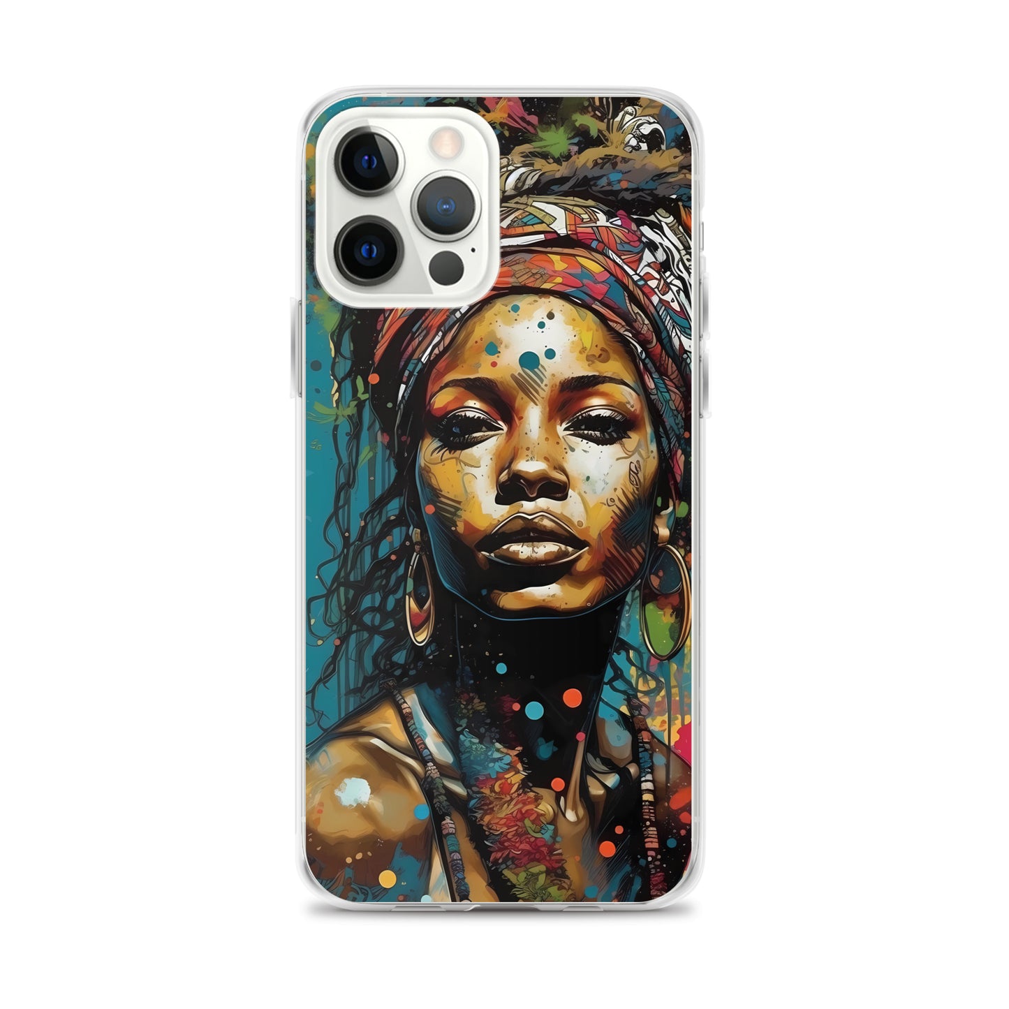 iPhone Case - Layers of Paint African Woman