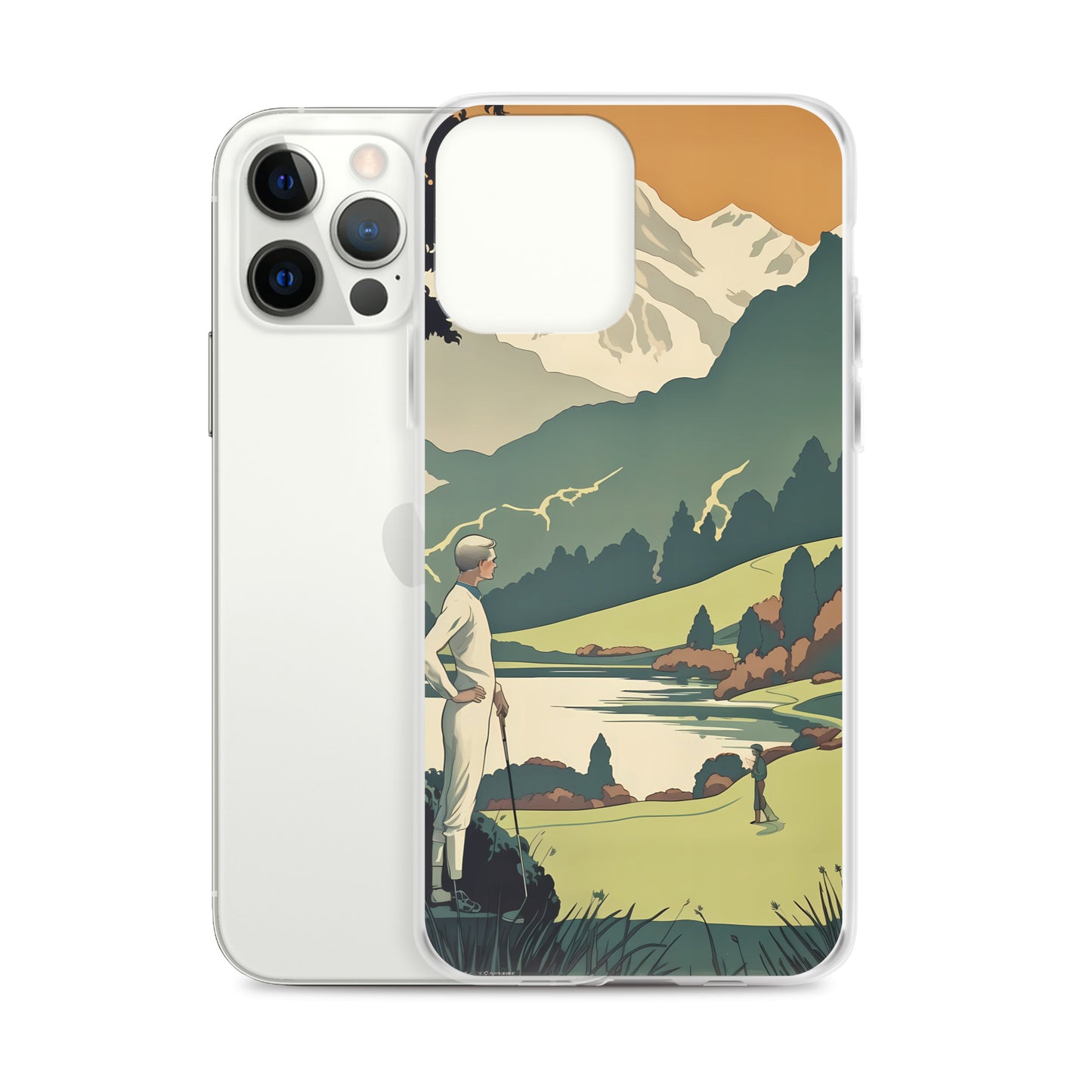 iPhone Case - Vintage Adverts - Mountain Golf