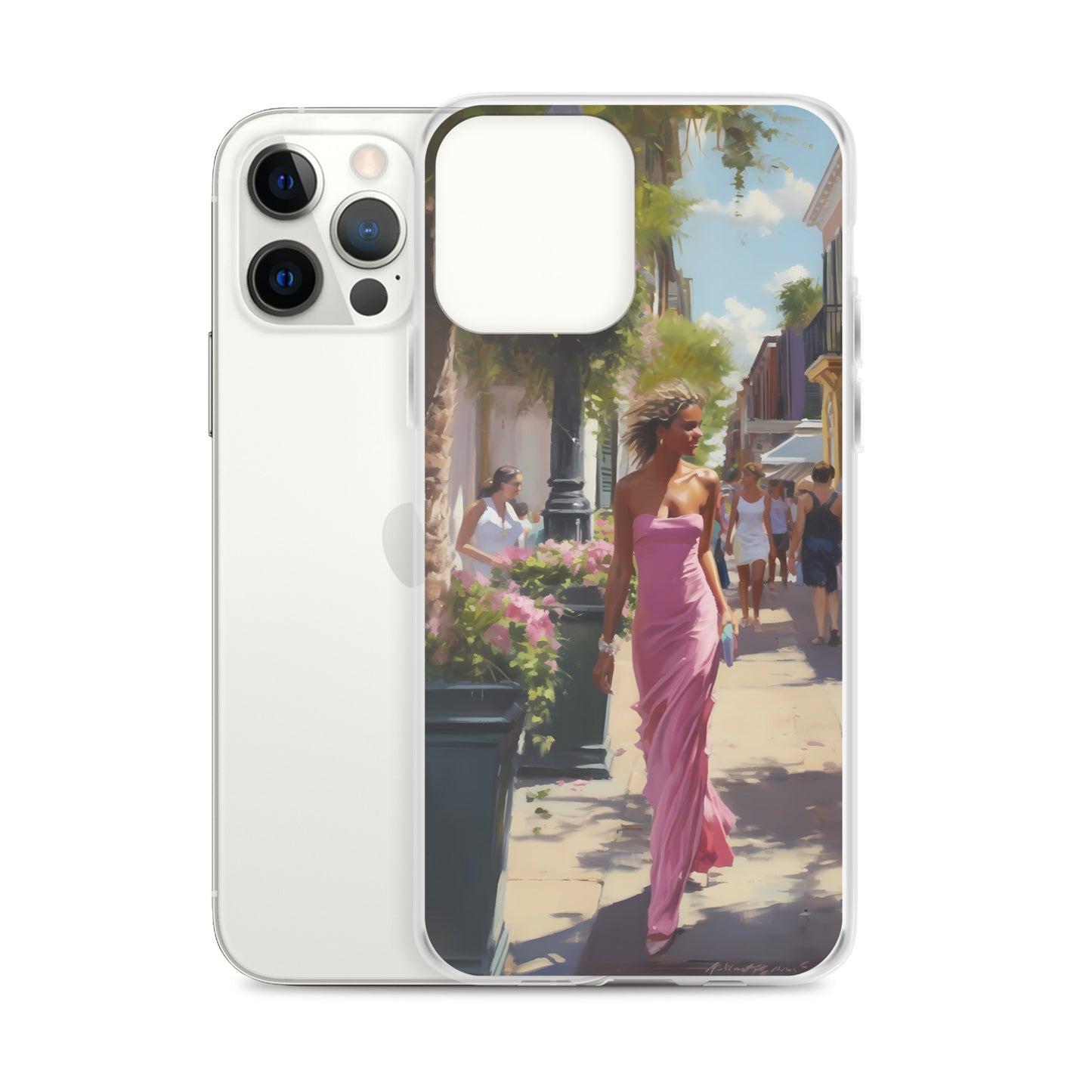 iPhone Case - Pink Lady in the City