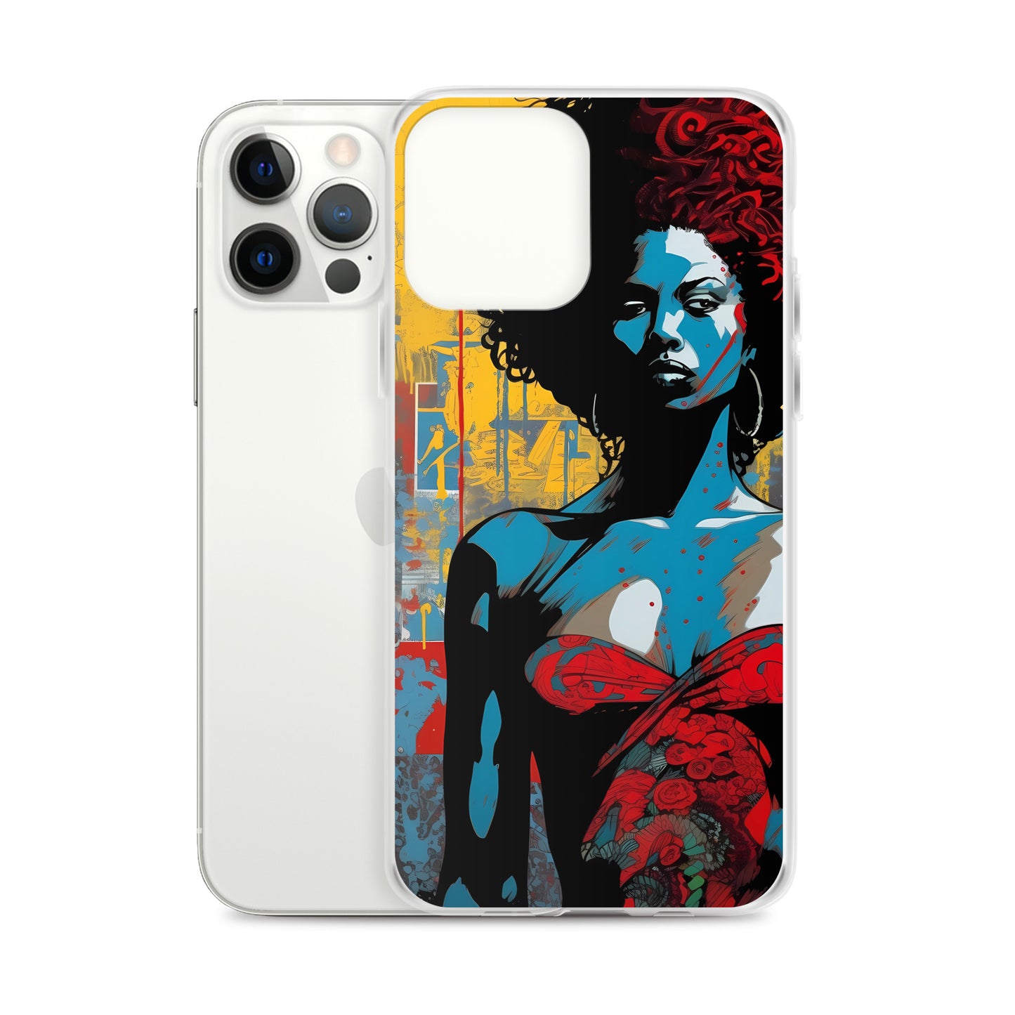 iPhone Case - Woman in Red Funk Art
