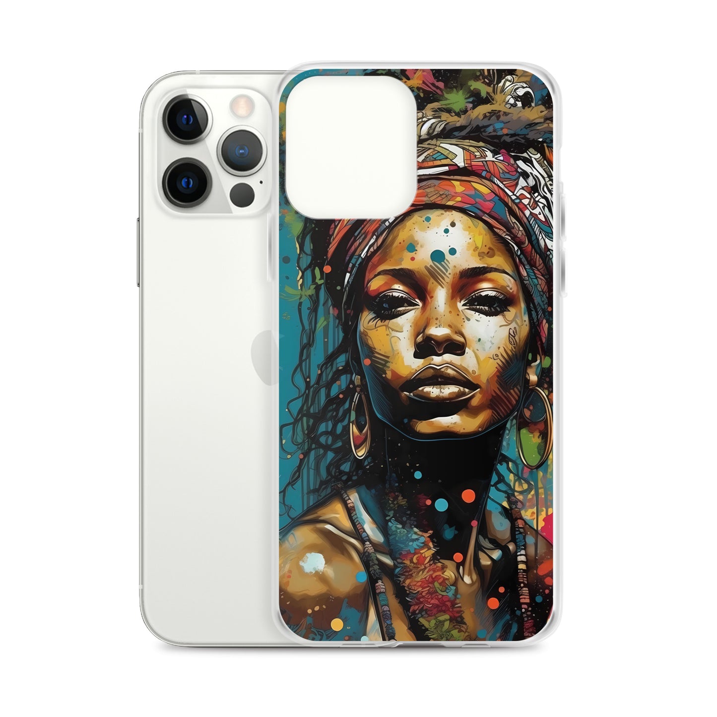 iPhone Case - Layers of Paint African Woman