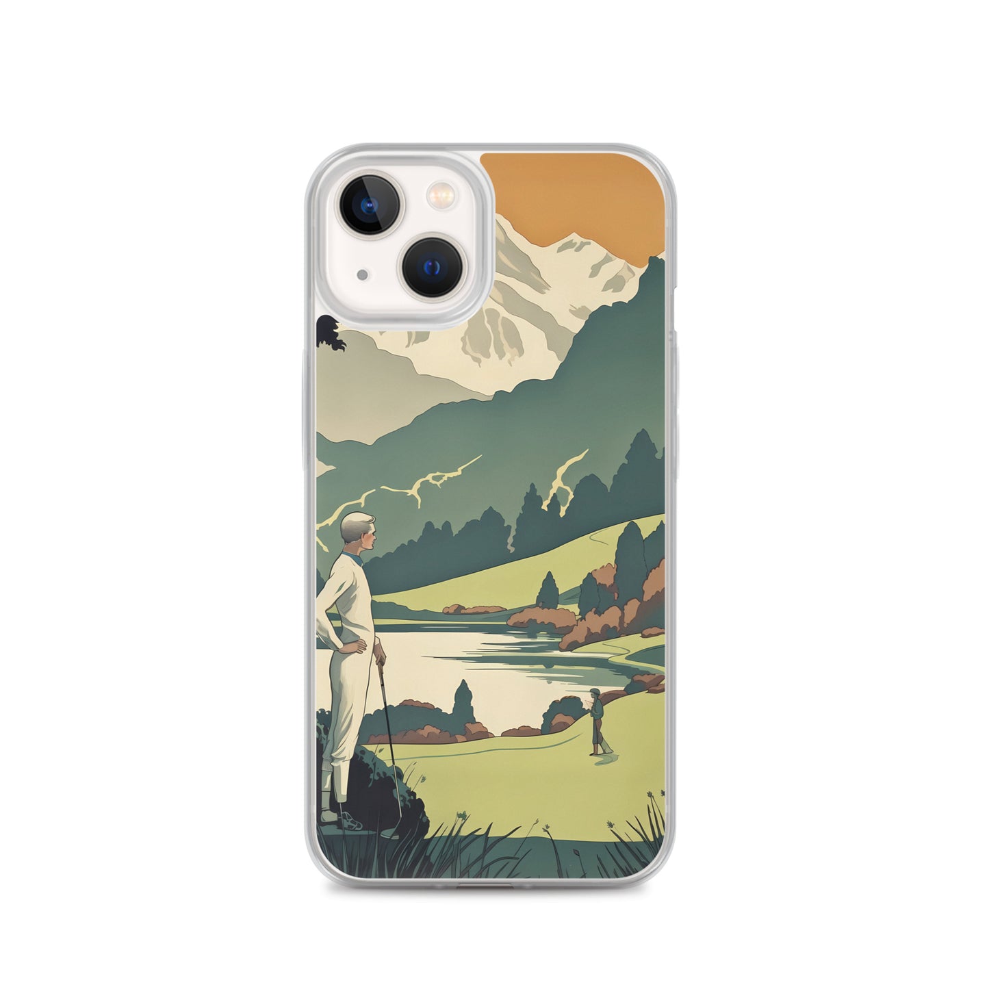 iPhone Case - Vintage Adverts - Mountain Golf