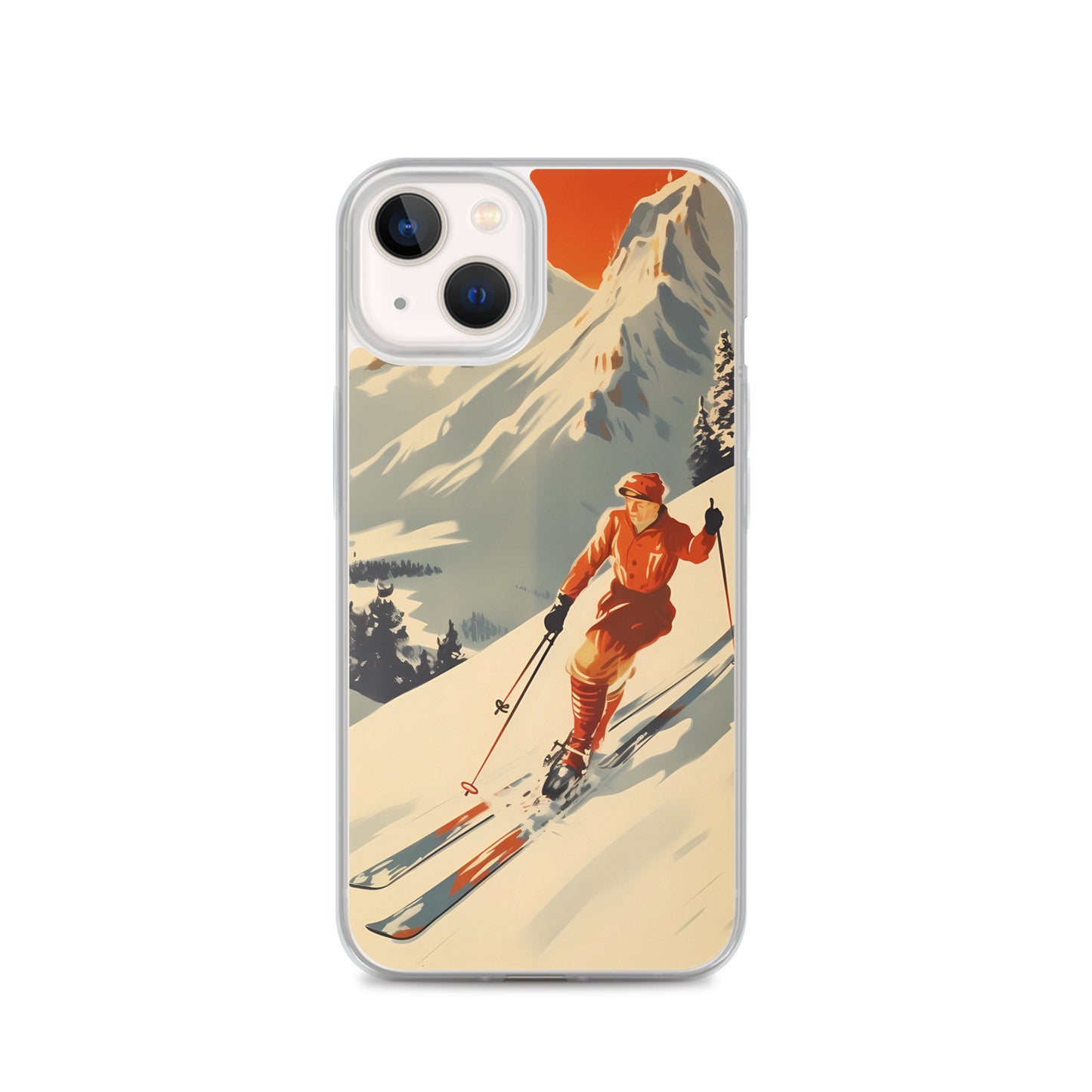 iPhone Case - Vintage Adverts - Swiss Skier