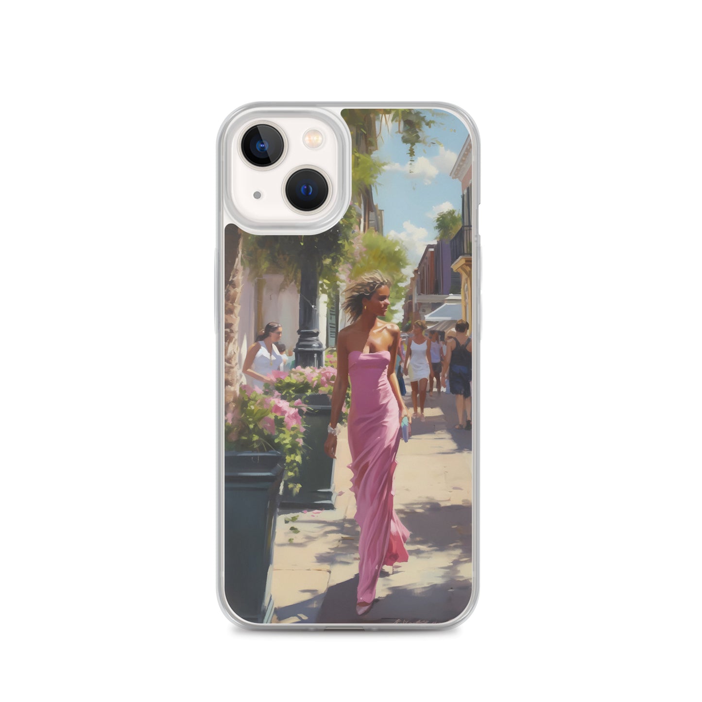 iPhone Case - Pink Lady in the City