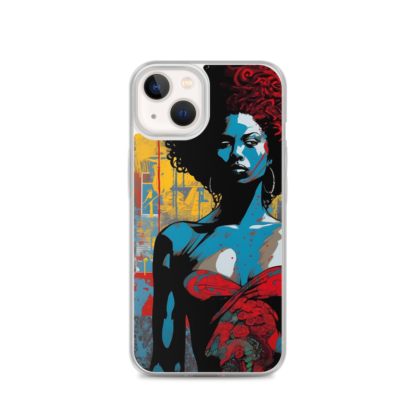 iPhone Case - Woman in Red Funk Art
