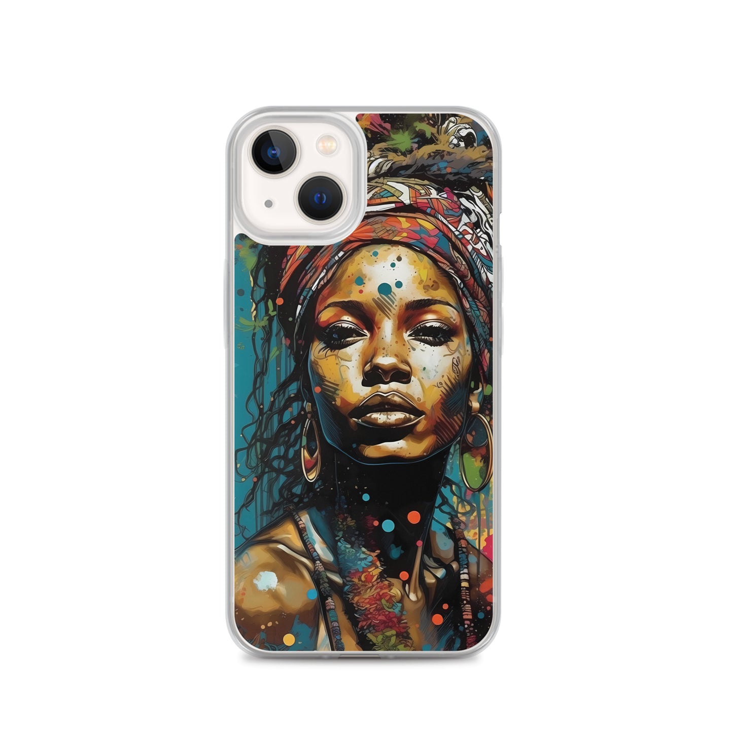 iPhone Case - Layers of Paint African Woman