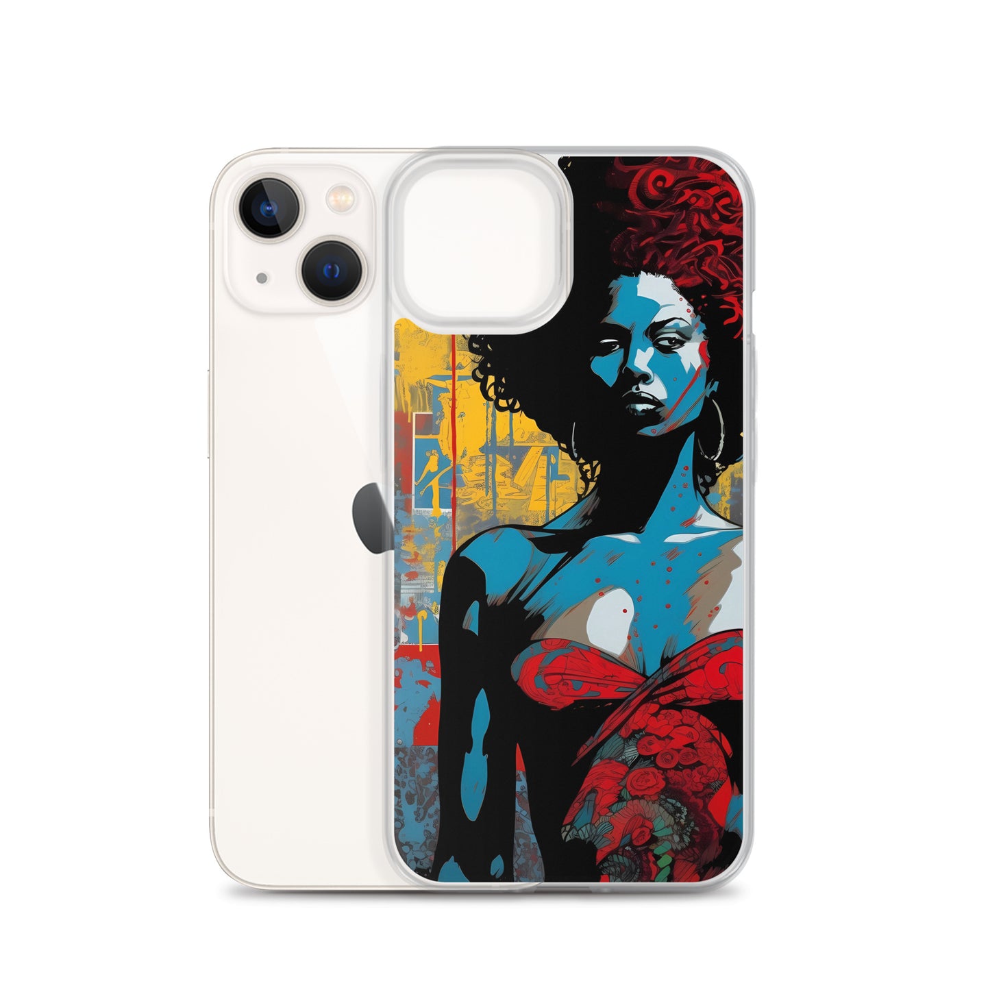 iPhone Case - Woman in Red Funk Art