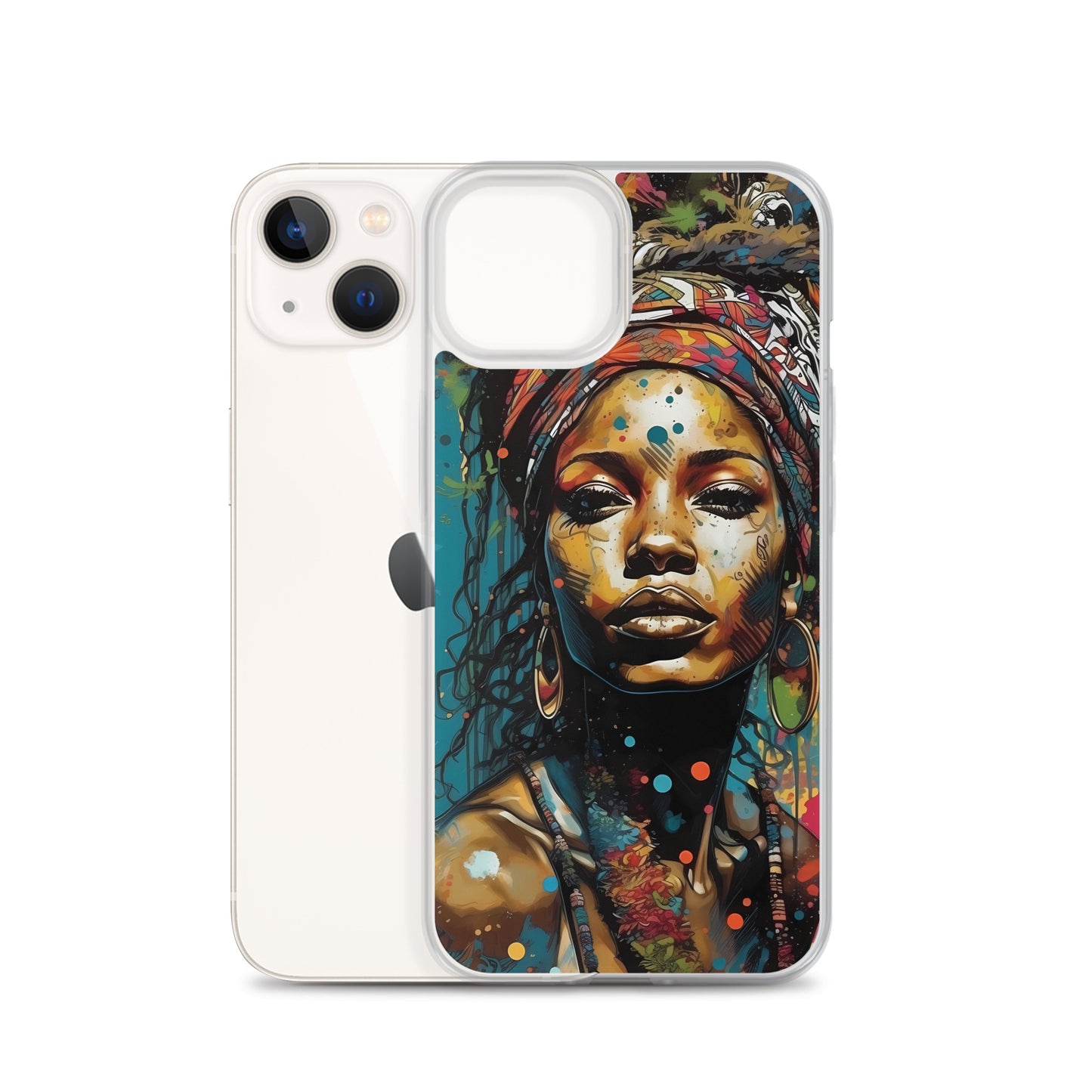 iPhone Case - Layers of Paint African Woman