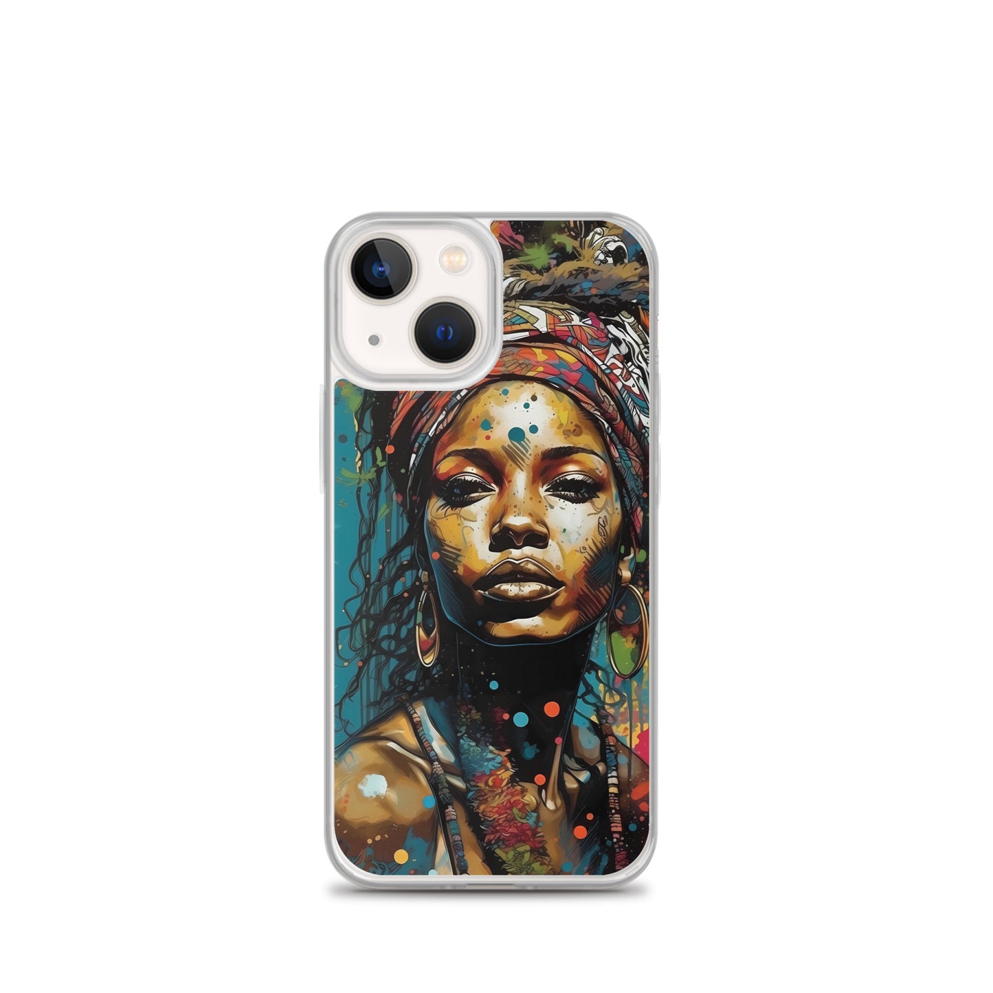 iPhone Case - Layers of Paint African Woman