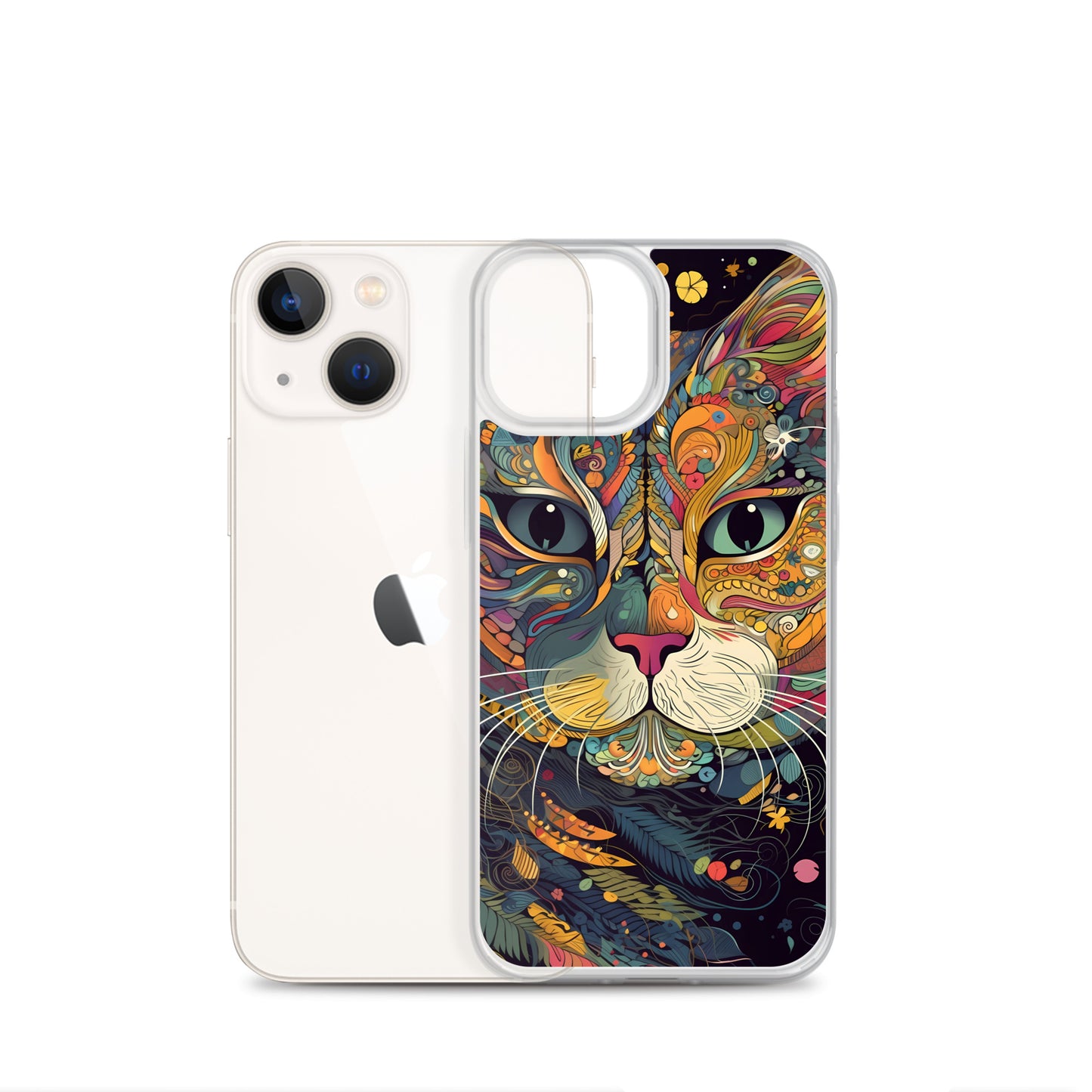 iPhone Case - Cosmic Floral Cat