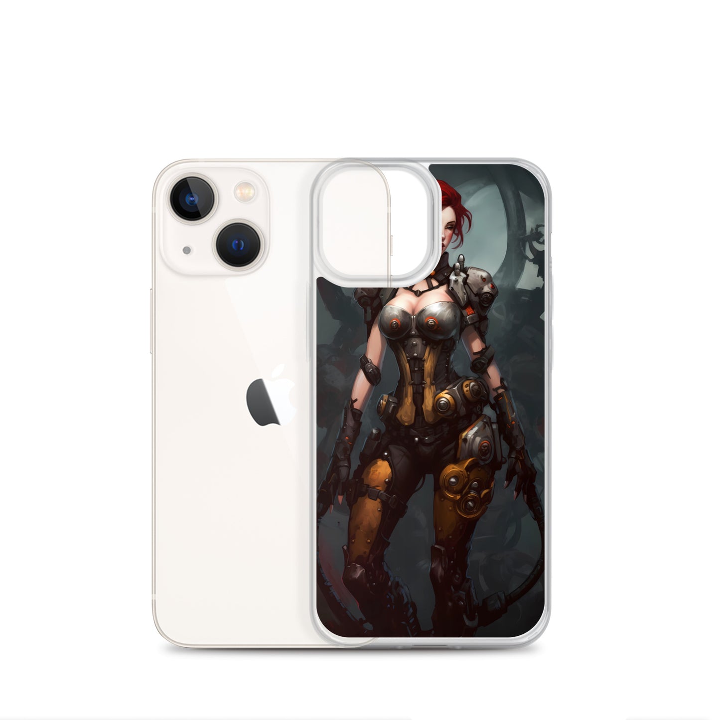 iPhone Case - Redhead Cybernetic Warrior