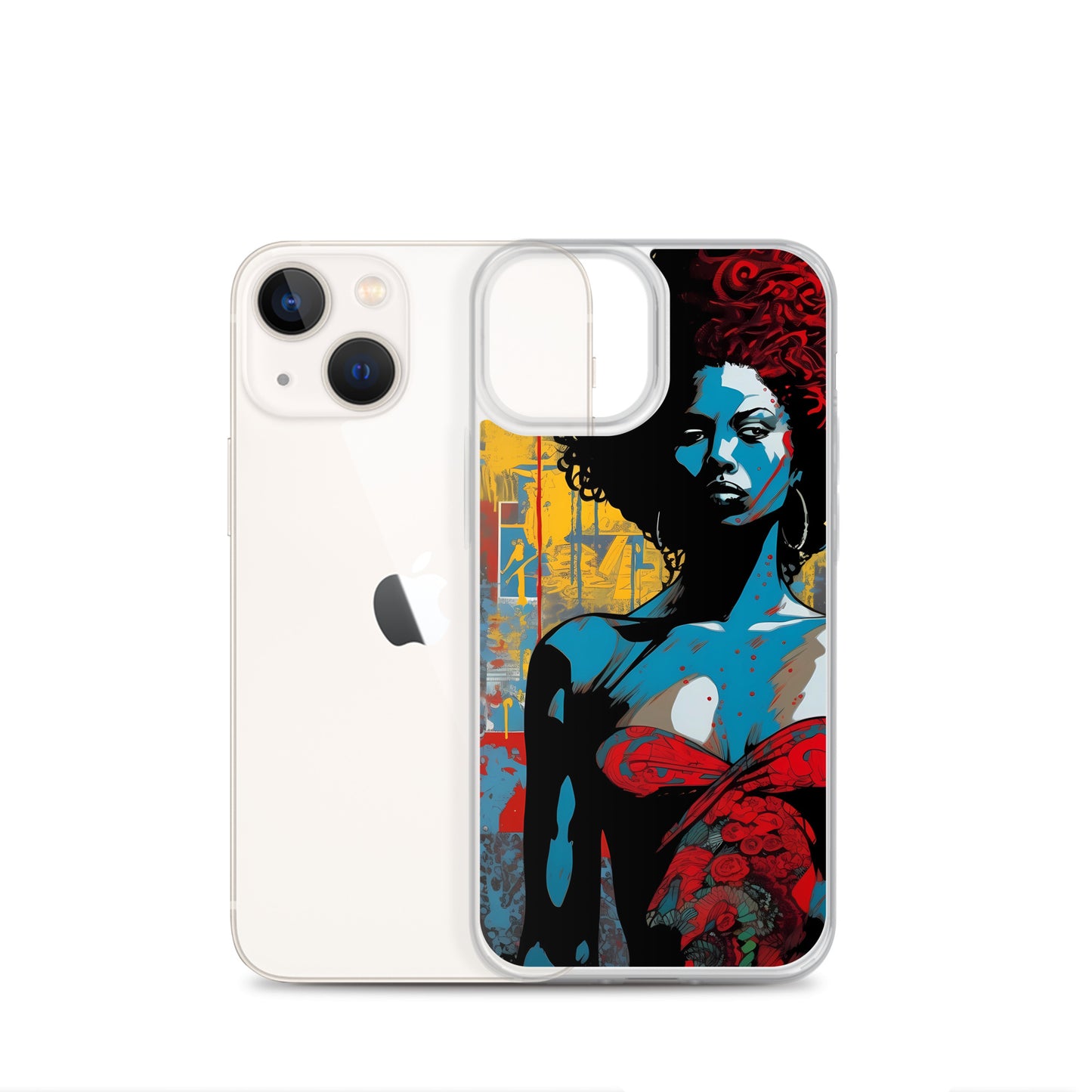 iPhone Case - Woman in Red Funk Art
