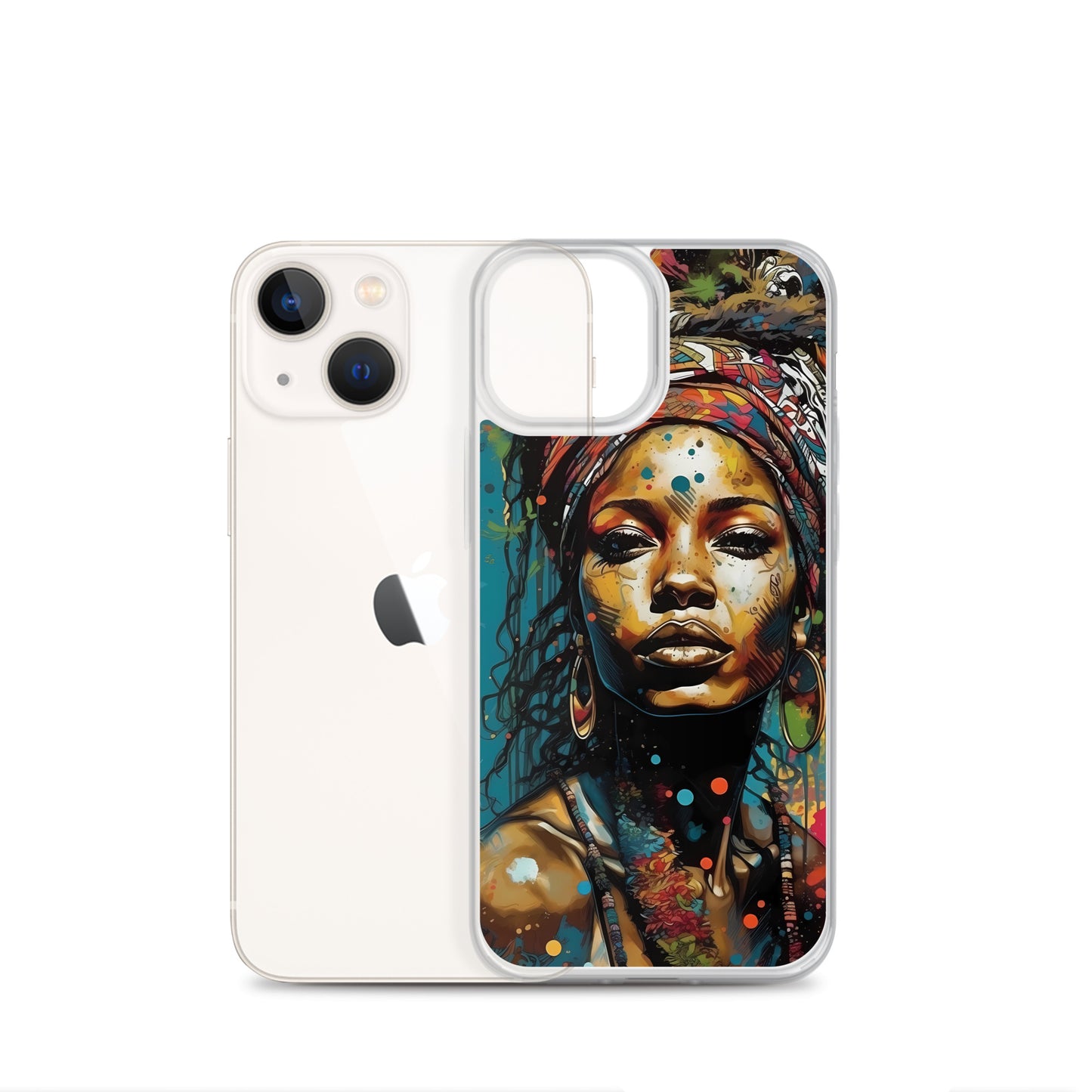 iPhone Case - Layers of Paint African Woman