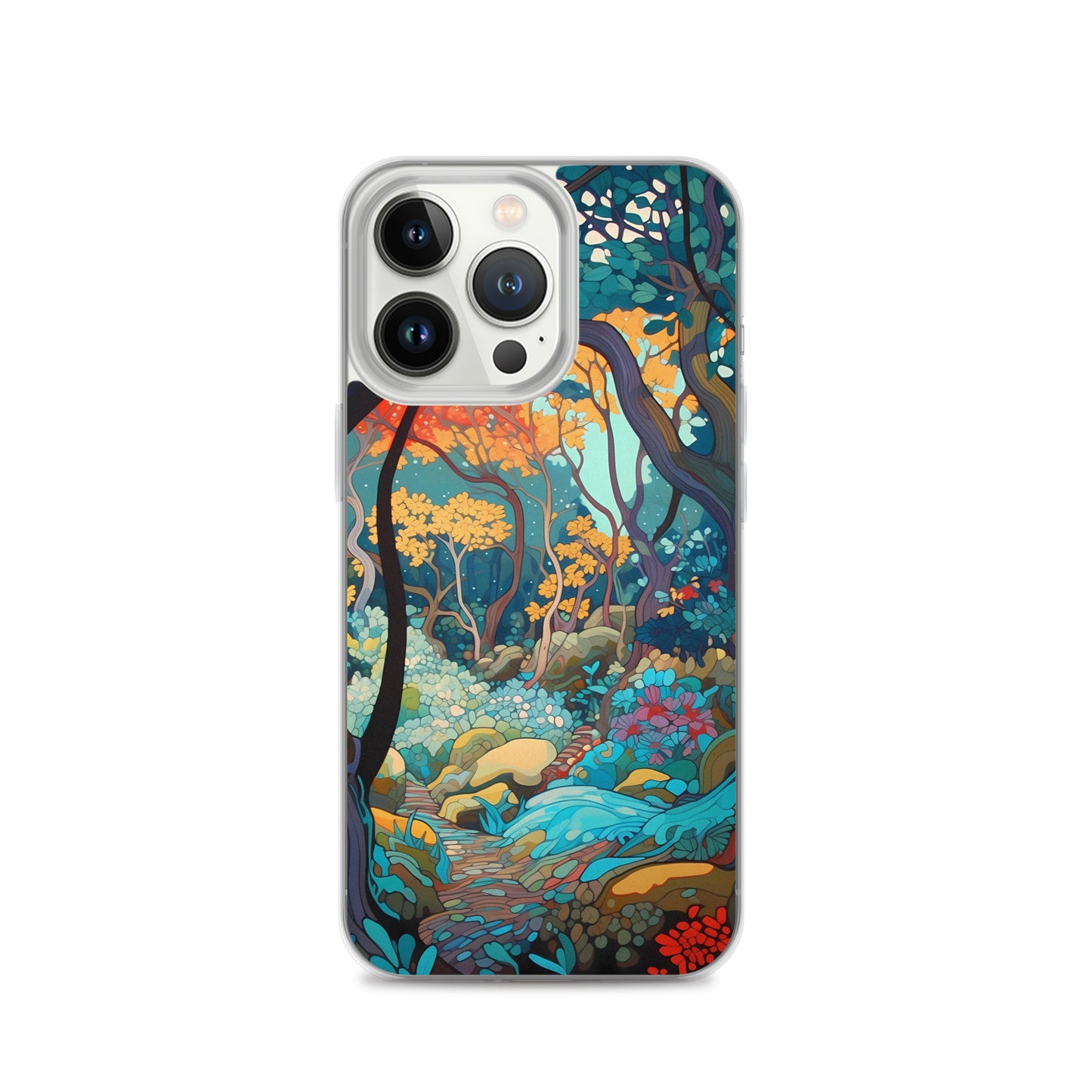 iPhone Case - Colorful Tree Landscape
