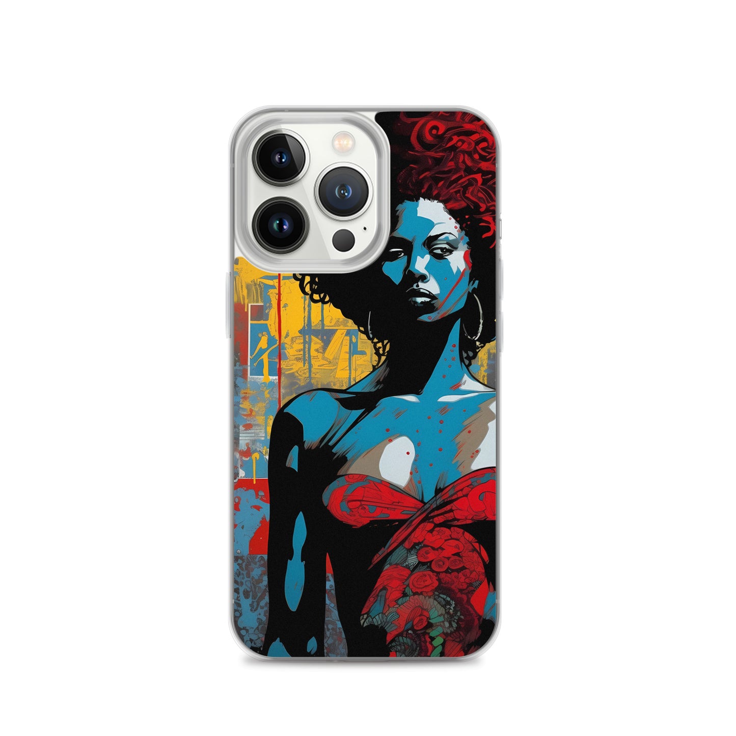 iPhone Case - Woman in Red Funk Art