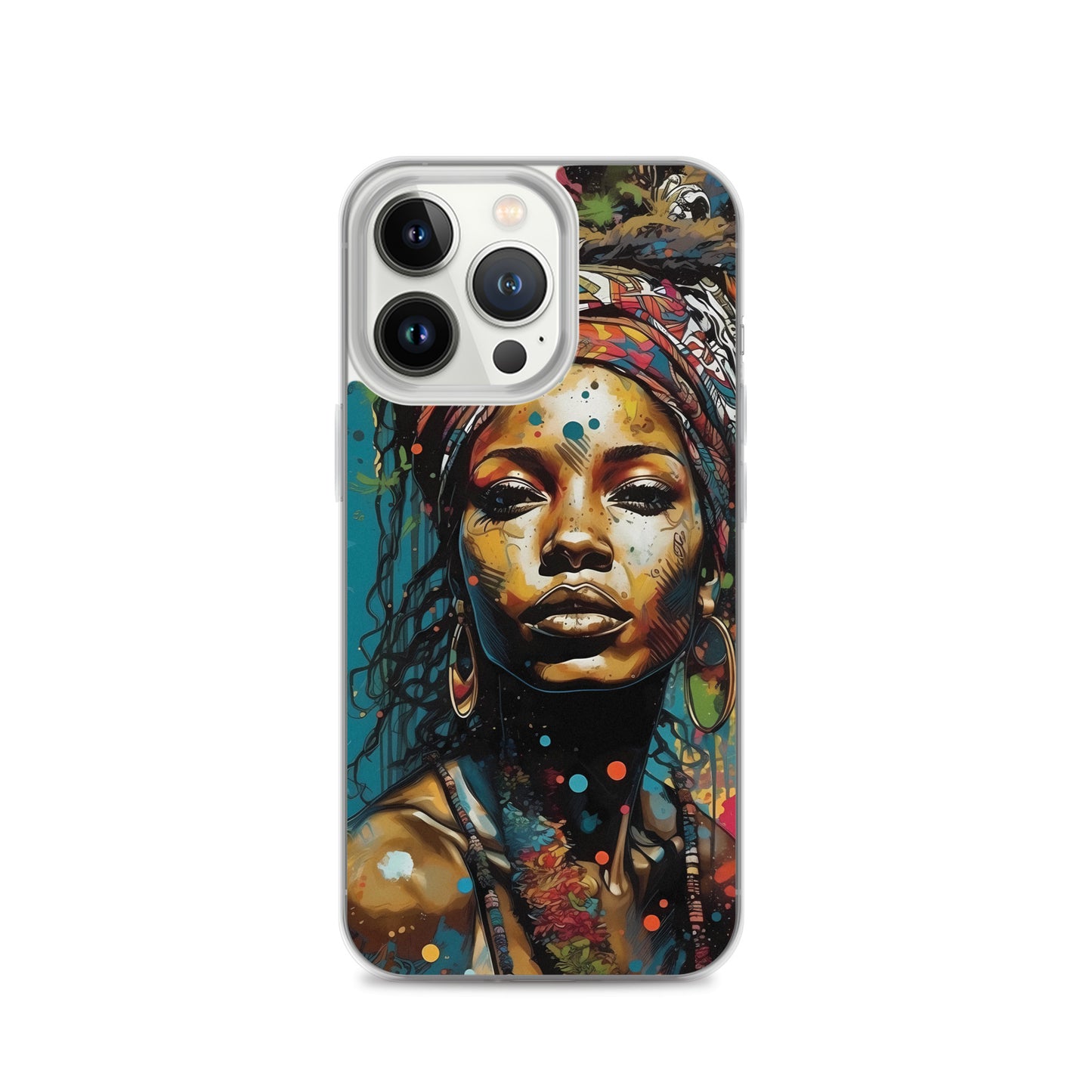 iPhone Case - Layers of Paint African Woman