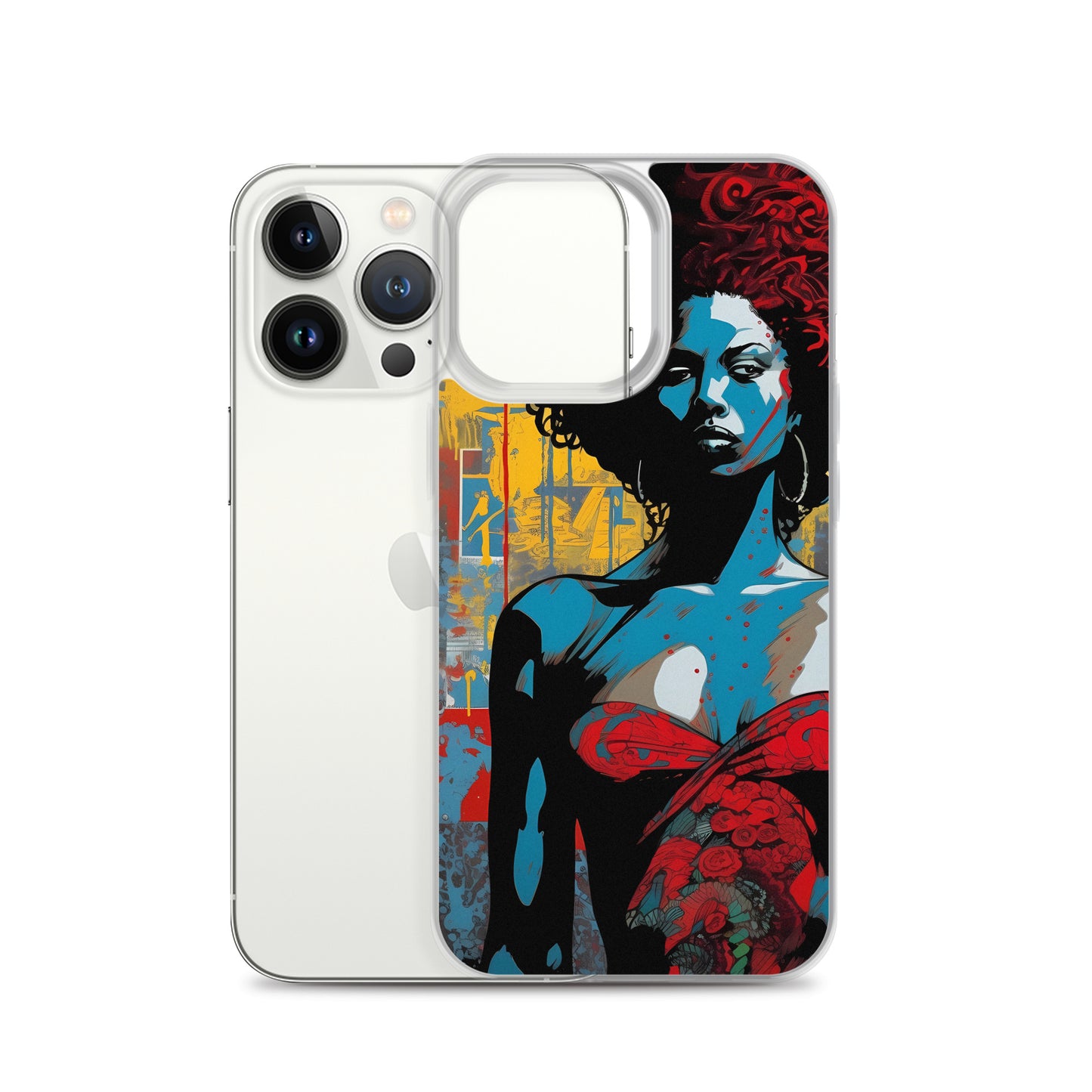 iPhone Case - Woman in Red Funk Art