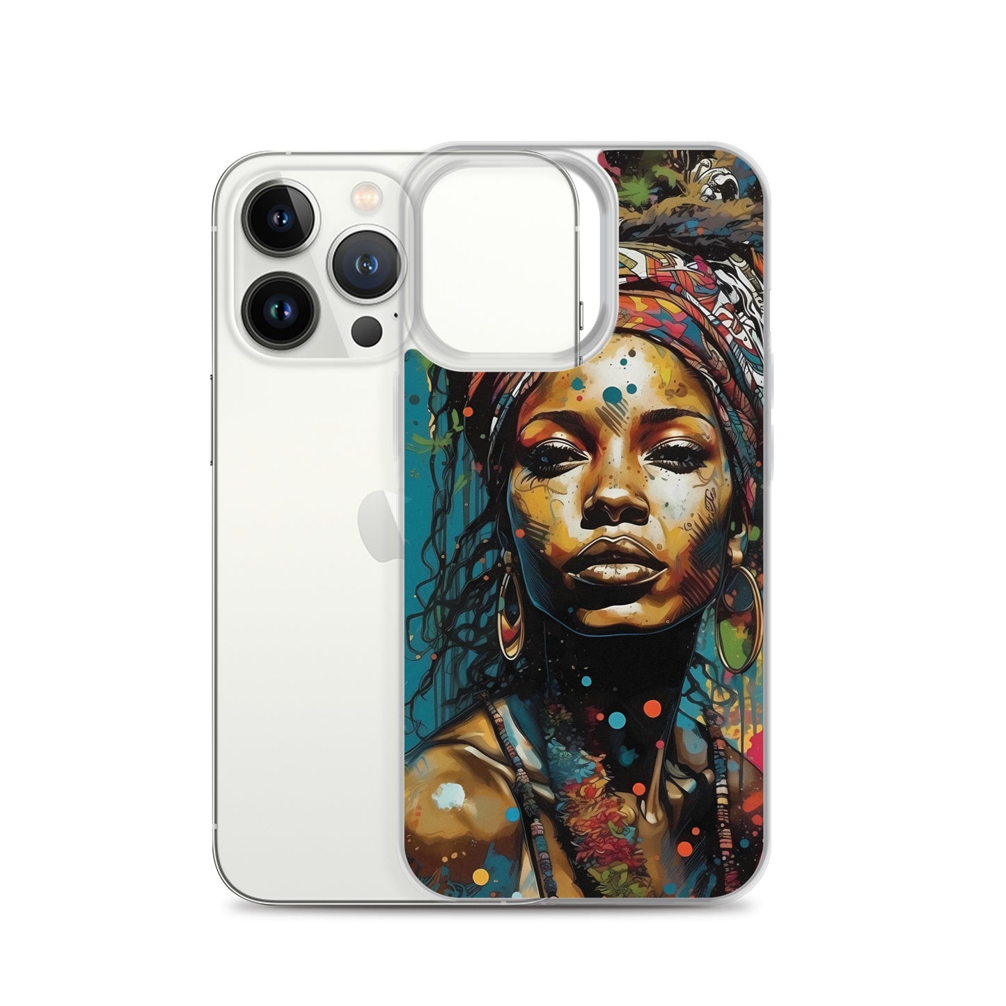 iPhone Case - Layers of Paint African Woman