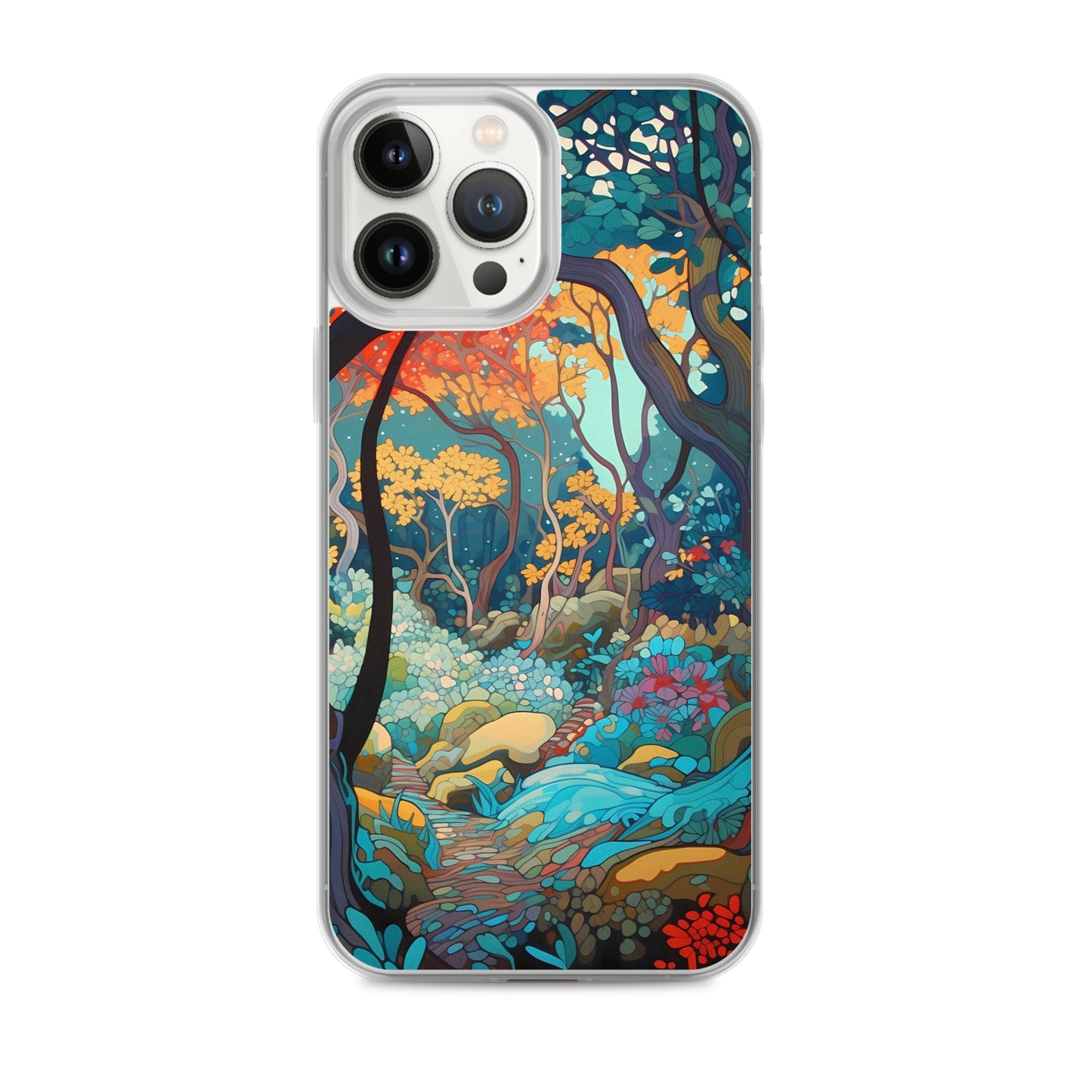 iPhone Case - Colorful Tree Landscape