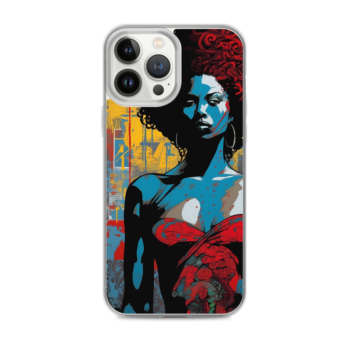 iPhone Case - Woman in Red Funk Art