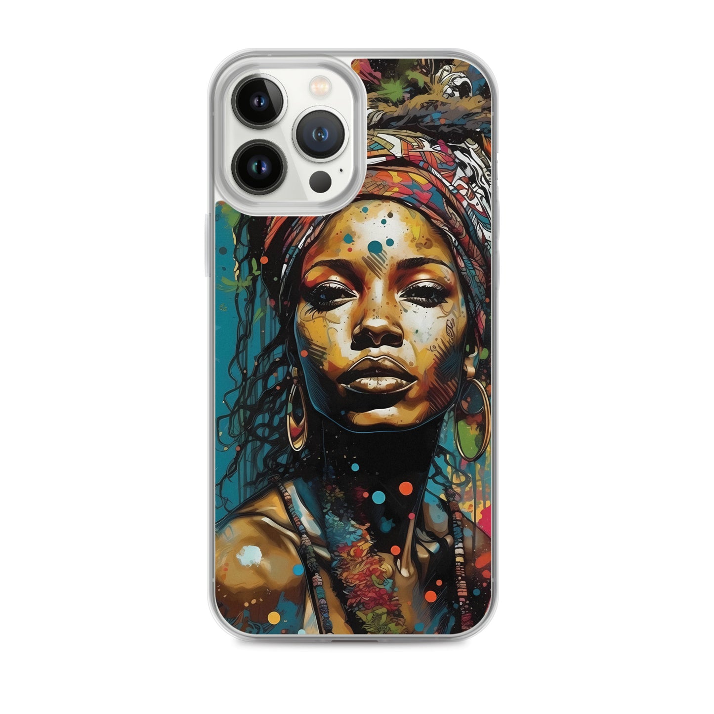 iPhone Case - Layers of Paint African Woman
