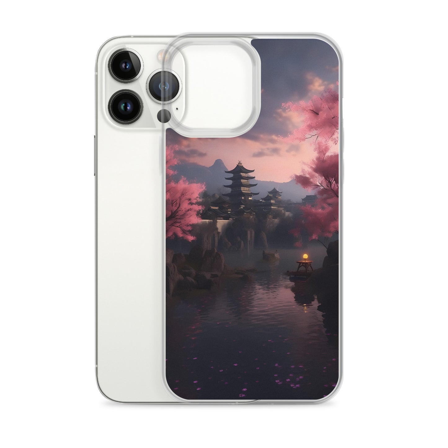 iPhone Case - Cherry Blossoms on Lake