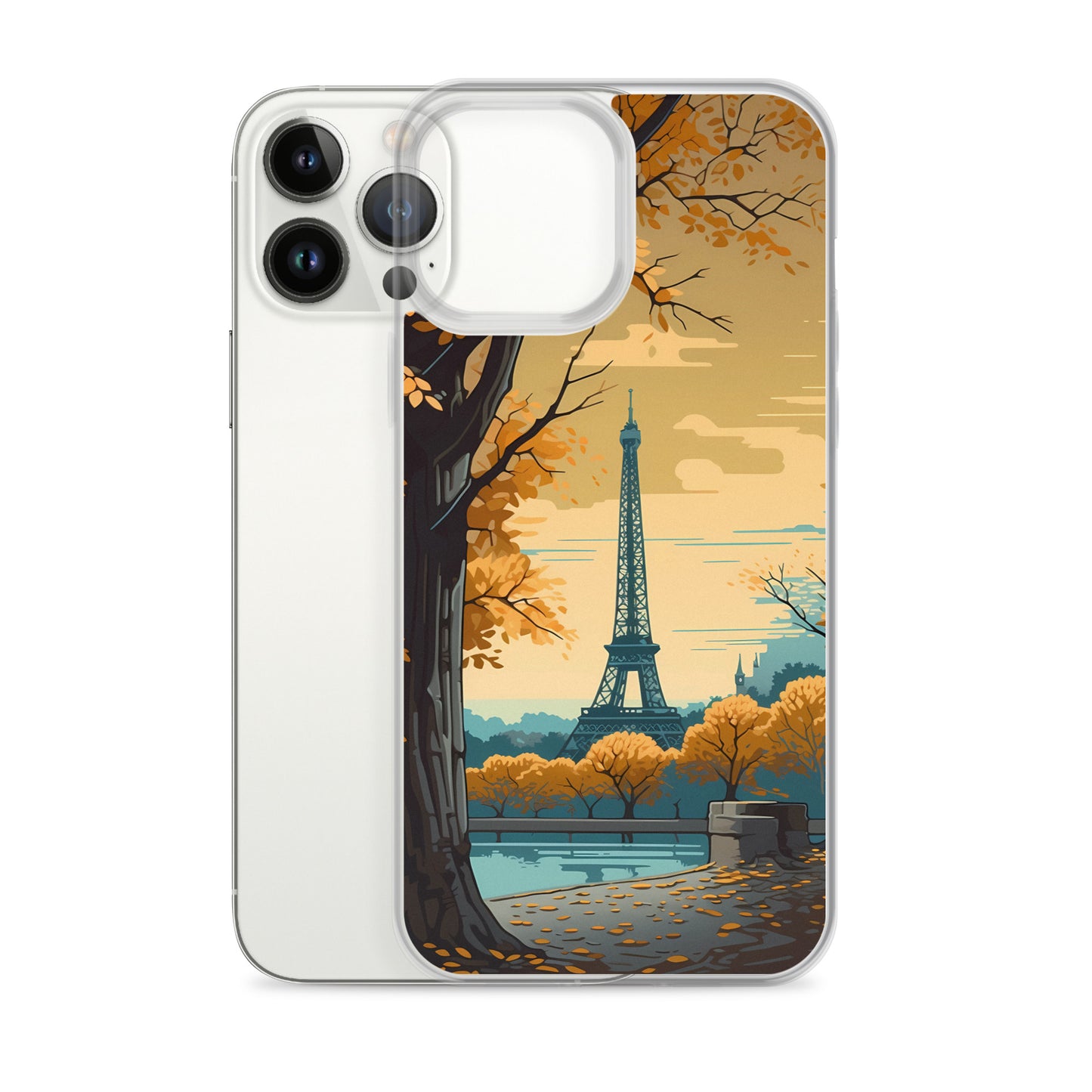 iPhone Case - Golden Eiffel Tower