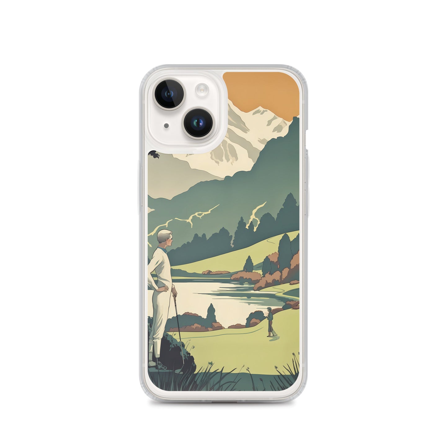 iPhone Case - Vintage Adverts - Mountain Golf