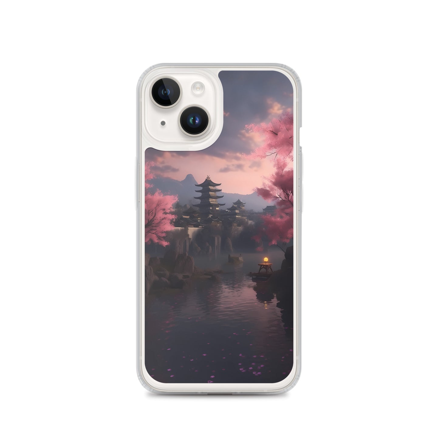 iPhone Case - Cherry Blossoms on Lake