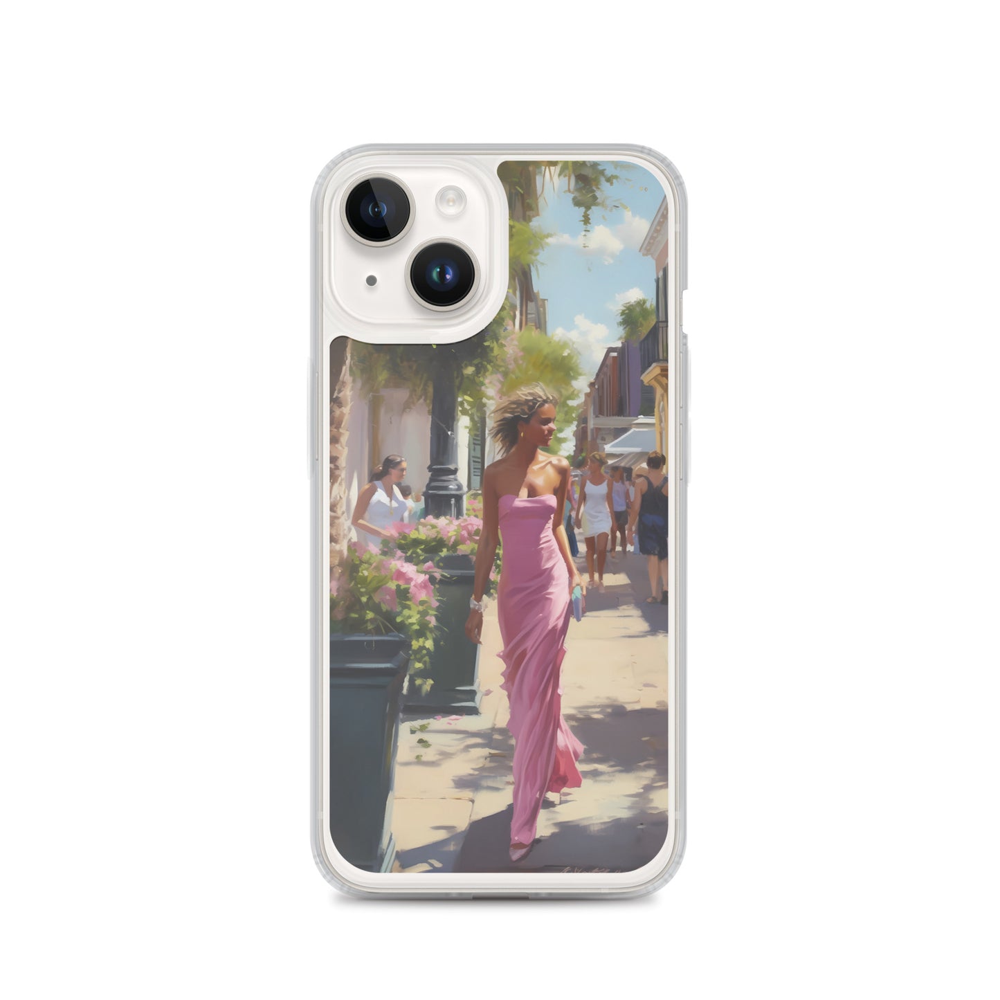 iPhone Case - Pink Lady in the City