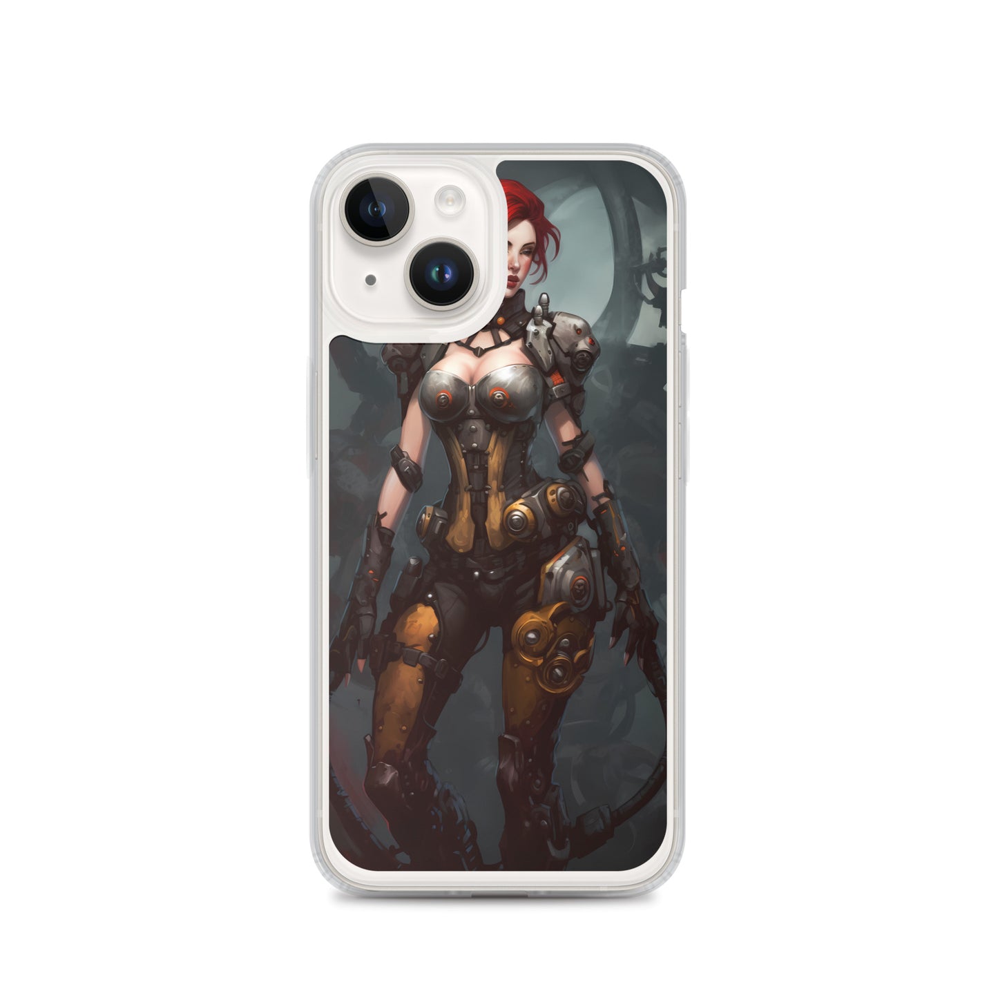 iPhone Case - Redhead Cybernetic Warrior