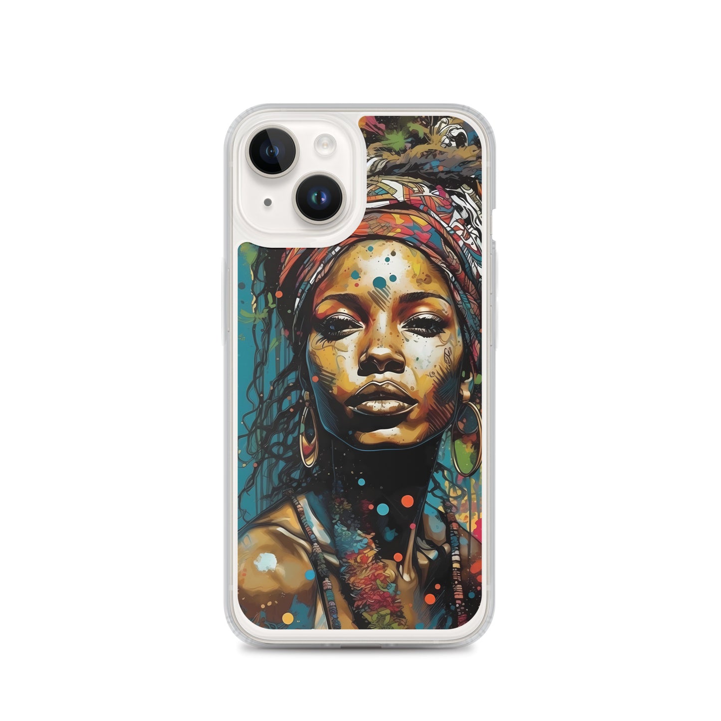 iPhone Case - Layers of Paint African Woman